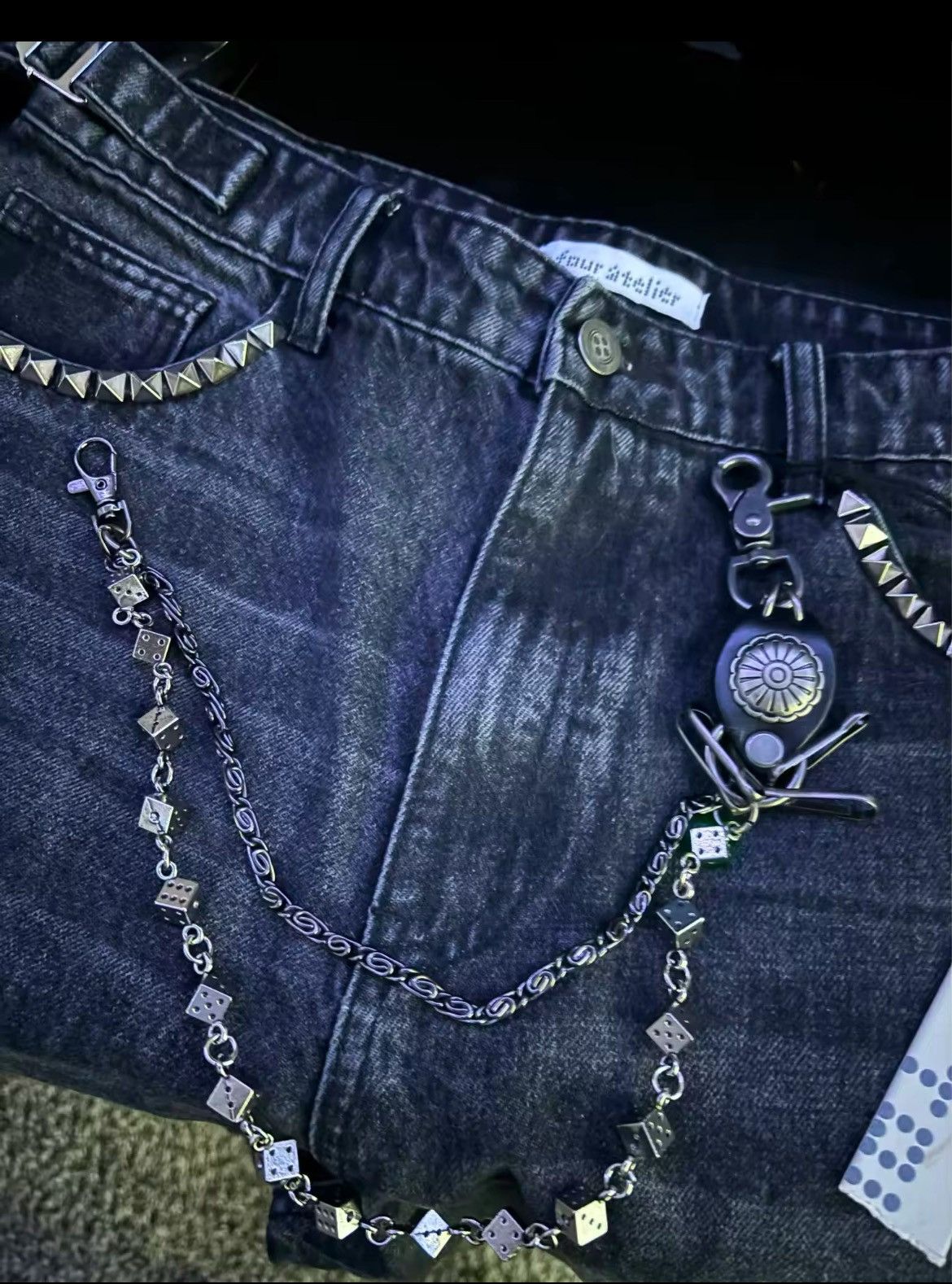 Japanese Brand × Vintage Pants Chain Size ONE SIZE - 4 Thumbnail
