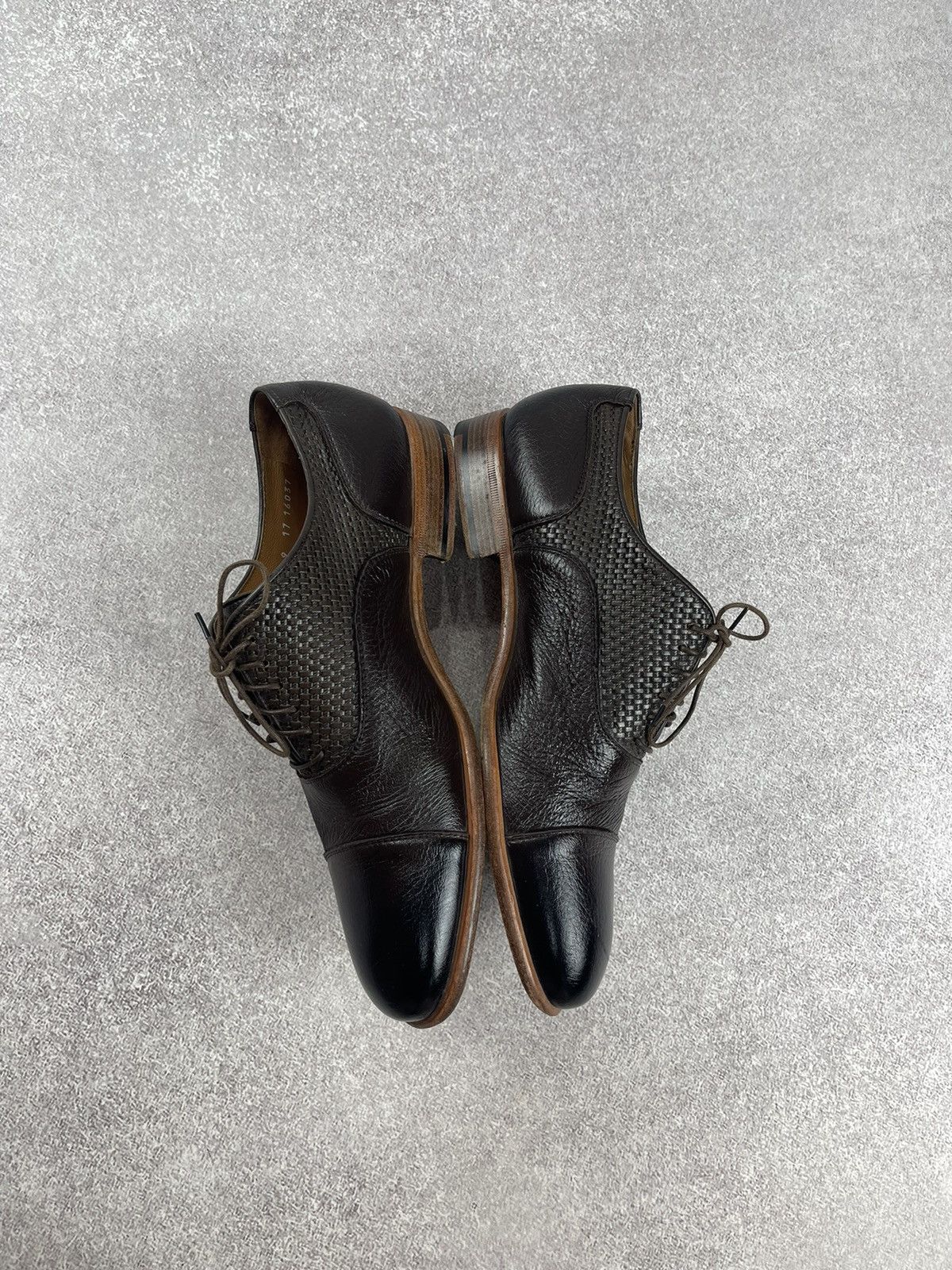 Moreschi Moreschi Leather Brown Derby Classic Shoes Size US 10 / EU 43 - 9 Thumbnail