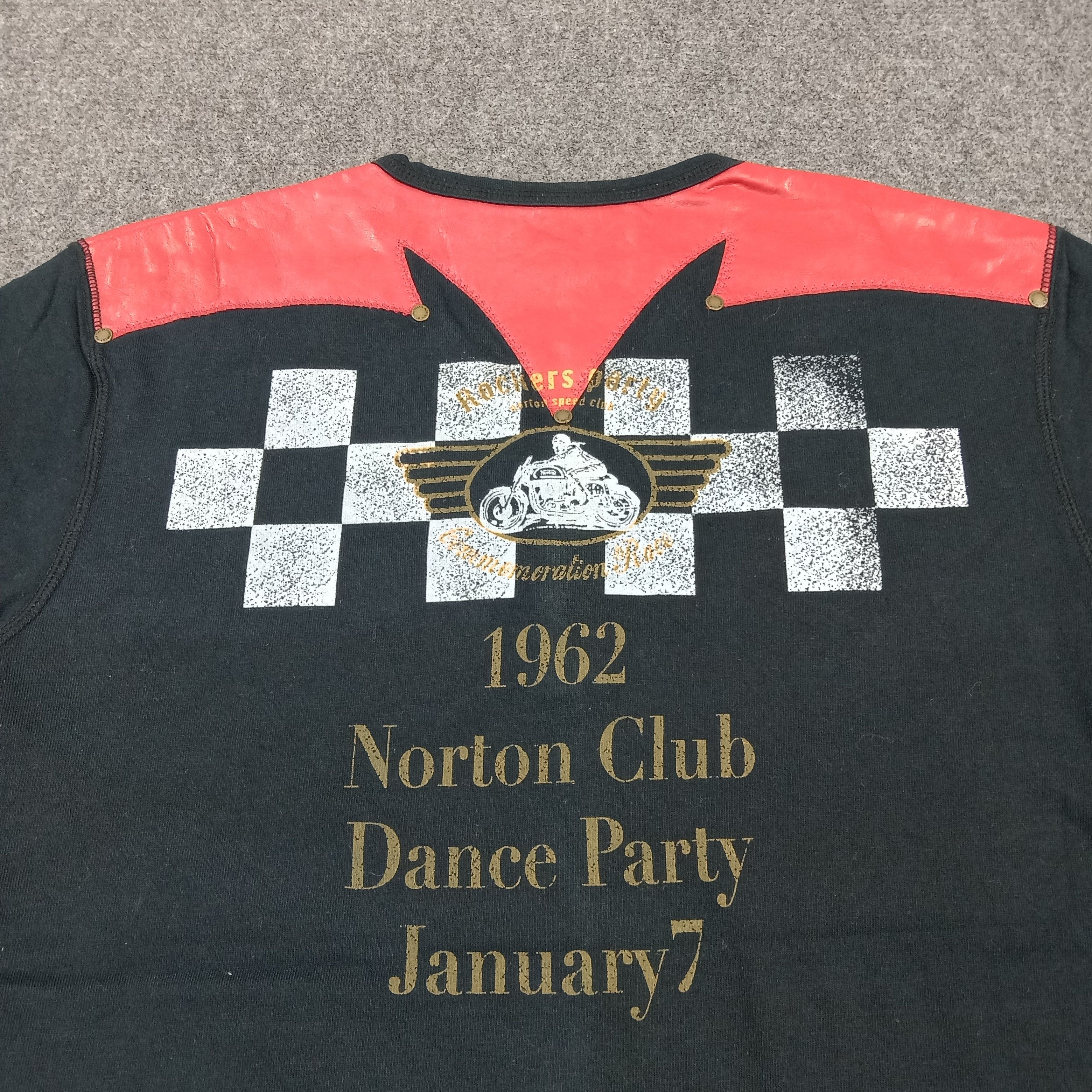 Norton Norton Motorcycles Cafe Racer Rocker Tshirt C285N1 Size US M / EU 48-50 / 2 - 5 Thumbnail