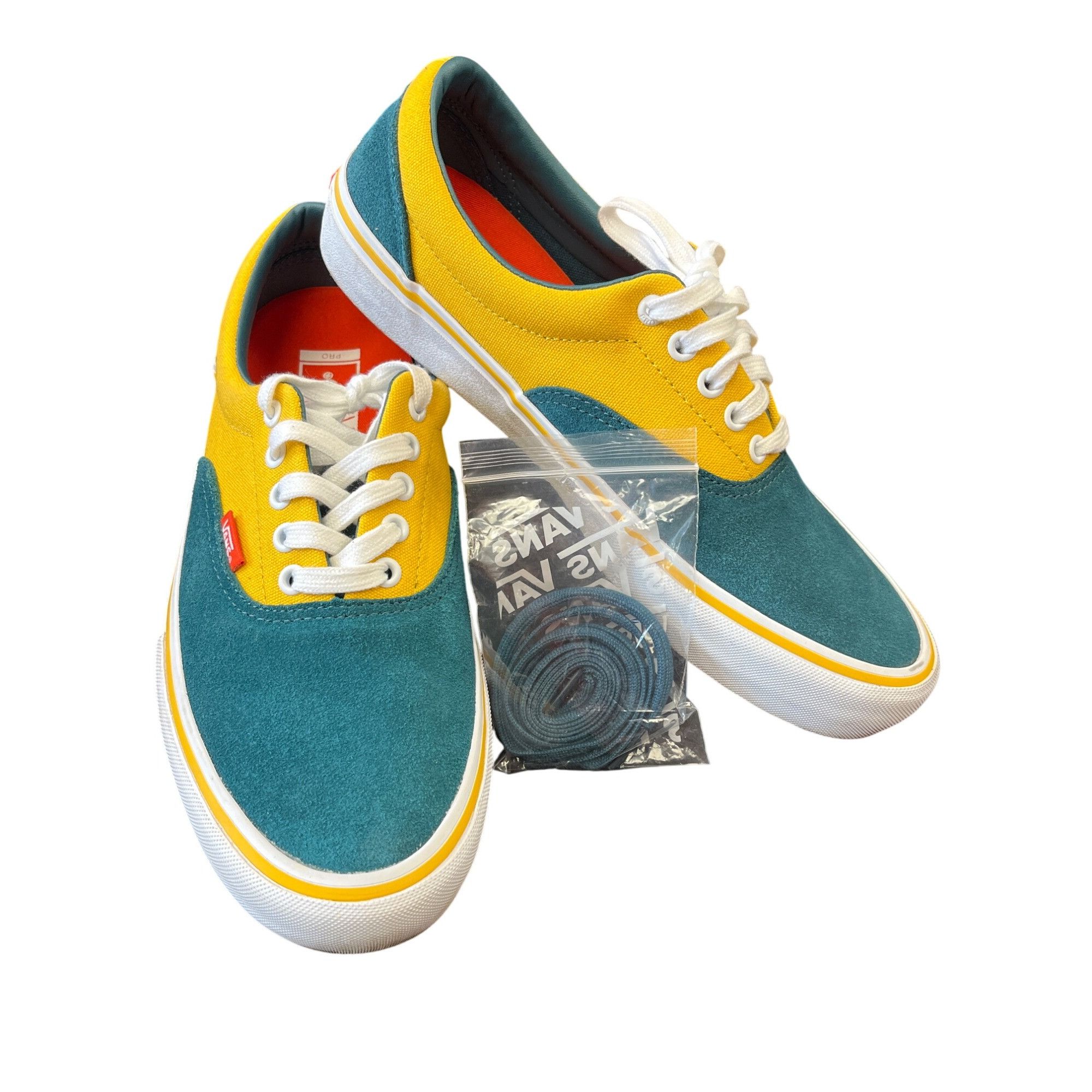 Vans Vans Mens Pro Skateboard Yellow green Shoes Sz 9.5 SKU 8910 Size US 9.5 / EU 42-43 - 1 Thumbnail