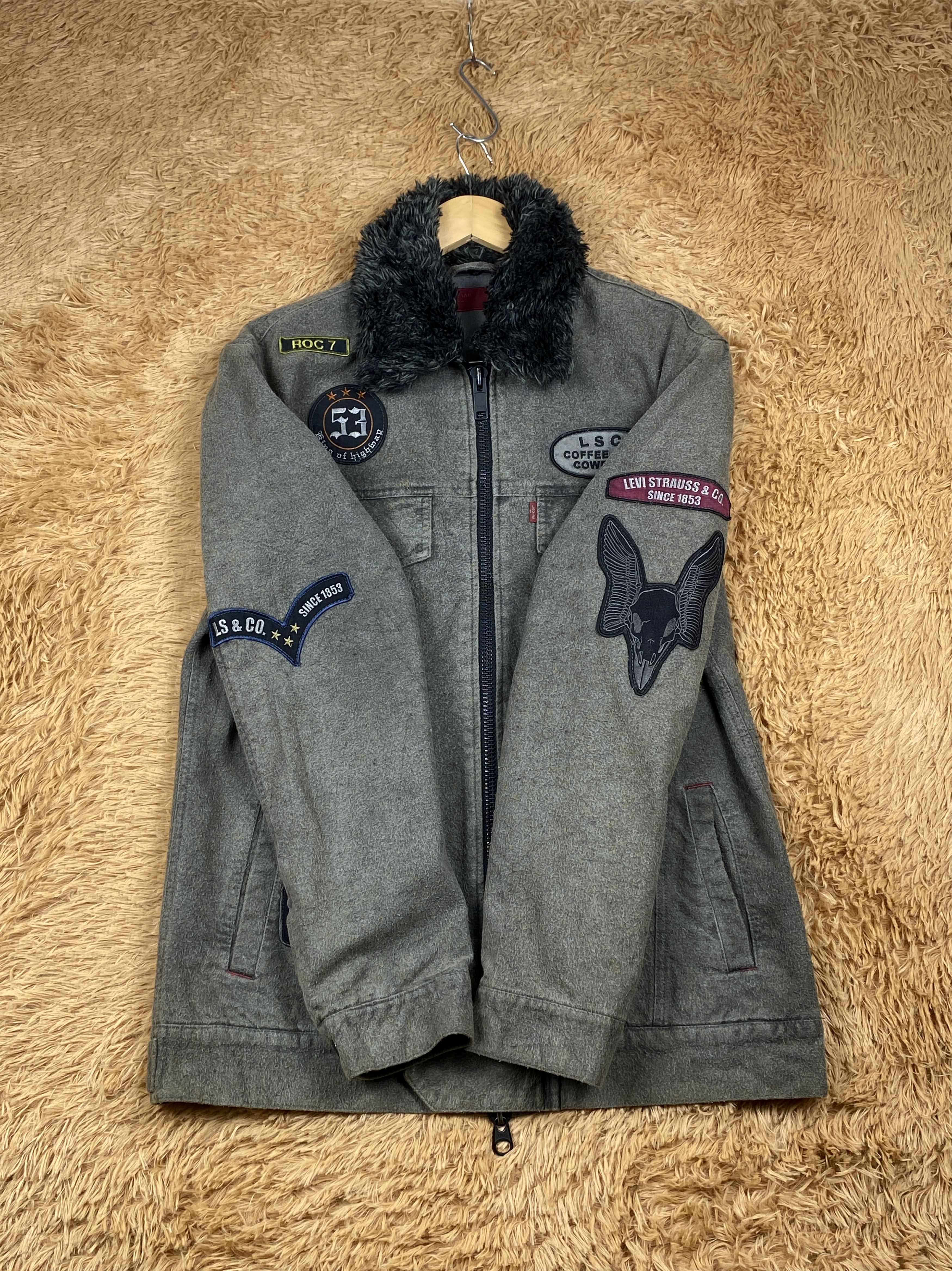 Levi's Rare Vintage LEVI'S Patches Jacket J1661 Size US S / EU 44-46 / 1 - 4 Thumbnail