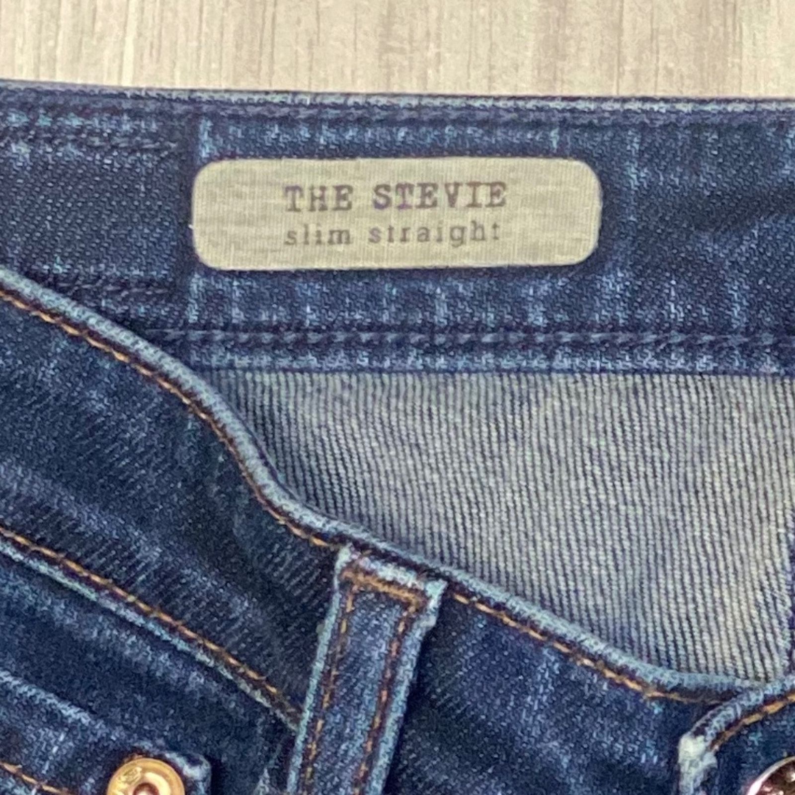 AG Adriano Goldschmied AG Adriano Goldschmied The Stevie Slim Straight - 25R Size 25" / US 0 / IT 36 - 6 Thumbnail