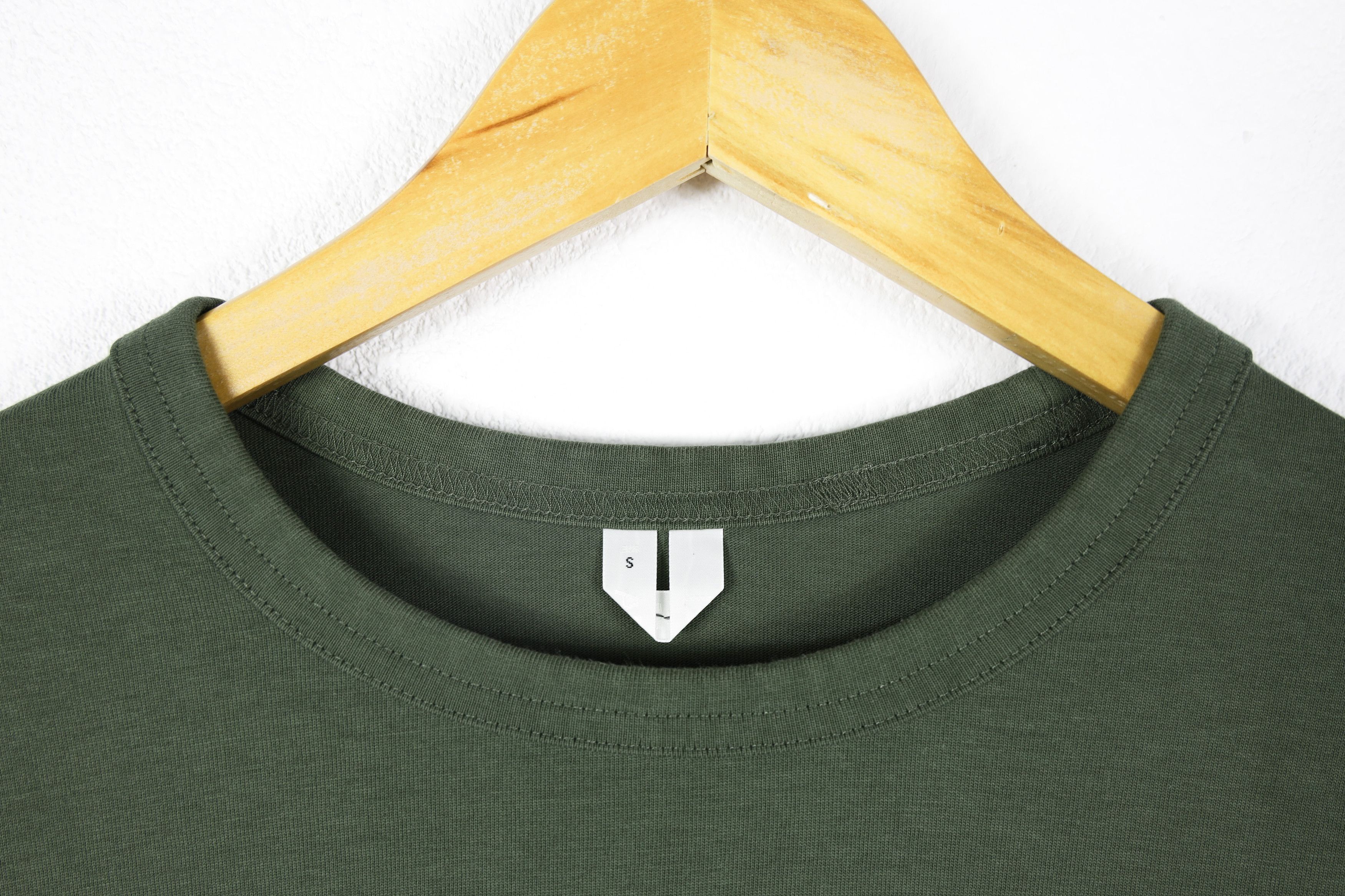 Arket Arket Army Green Military Pocket Long Sleeve Tee T-shirt Size US S / EU 44-46 / 1 - 4 Thumbnail