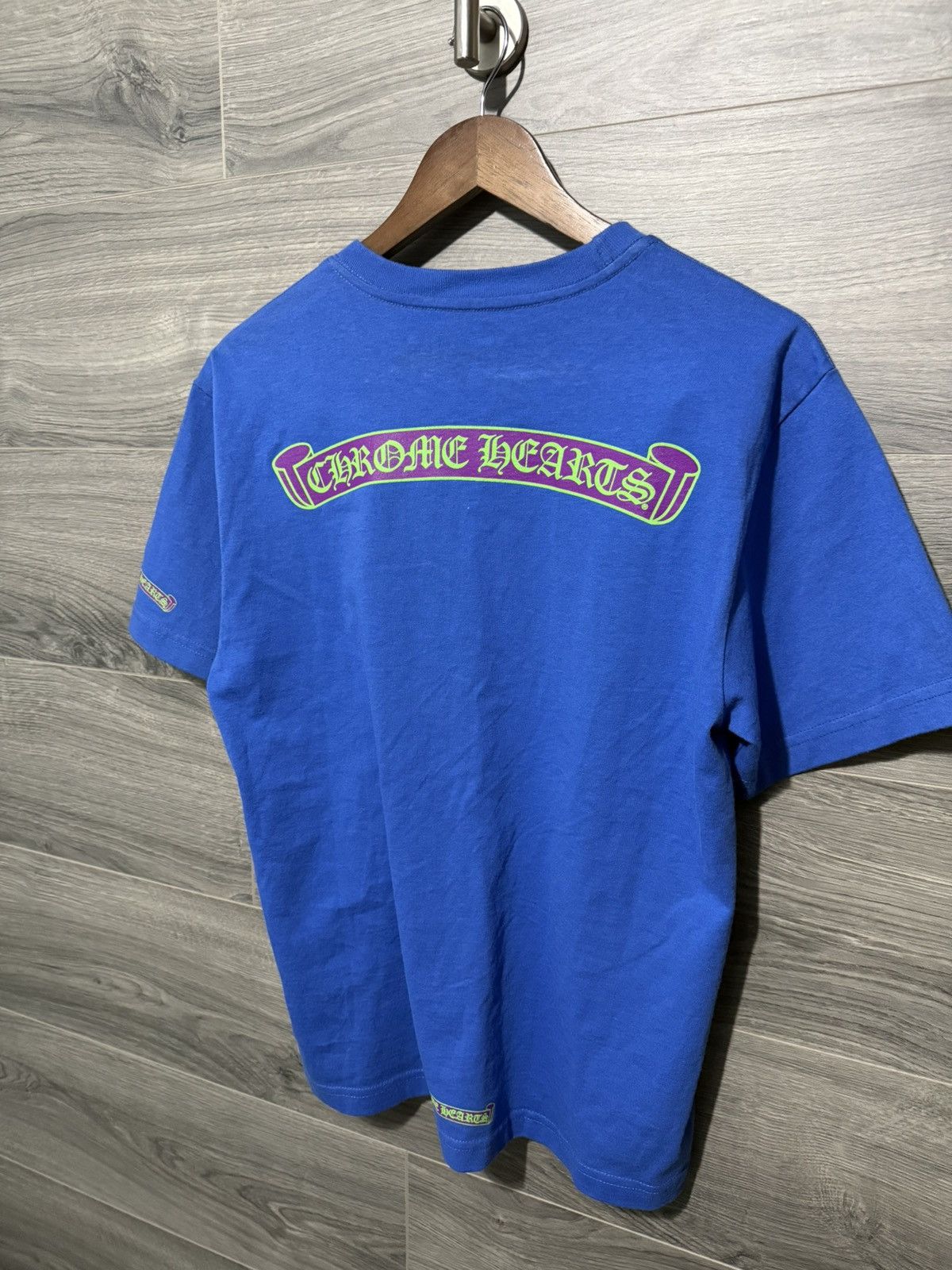 Chrome Hearts Chrome Hearts “Blue” Scroll Tee Size US S / EU 44-46 / 1 - 3 Thumbnail