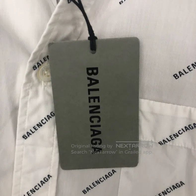 Balenciaga Balenciaga Short Sleeve Shirt Size US XXS / EU 40 - 5 Thumbnail