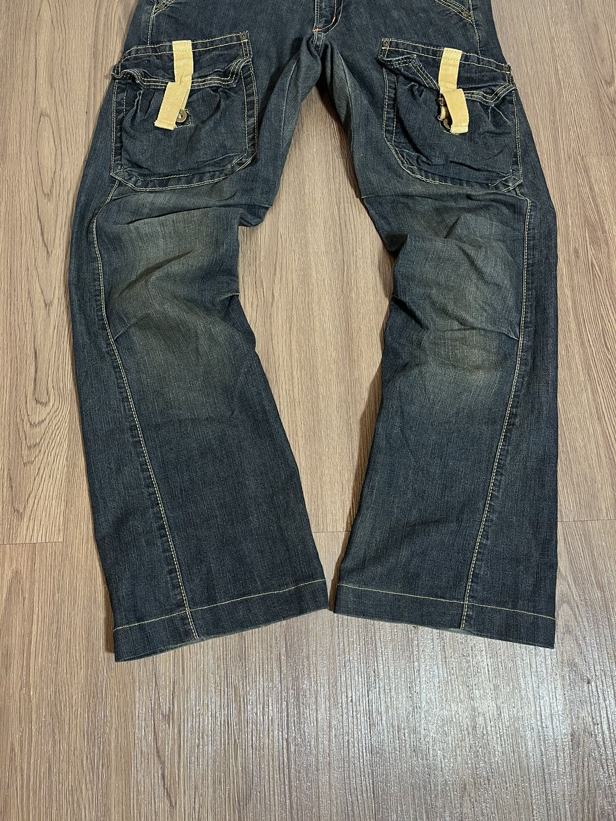 Edwin × If Six Was Nine × Japanese Brand Japanese EDWIN flare multipocket constrast stiching denim Size US 31 - 5 Thumbnail