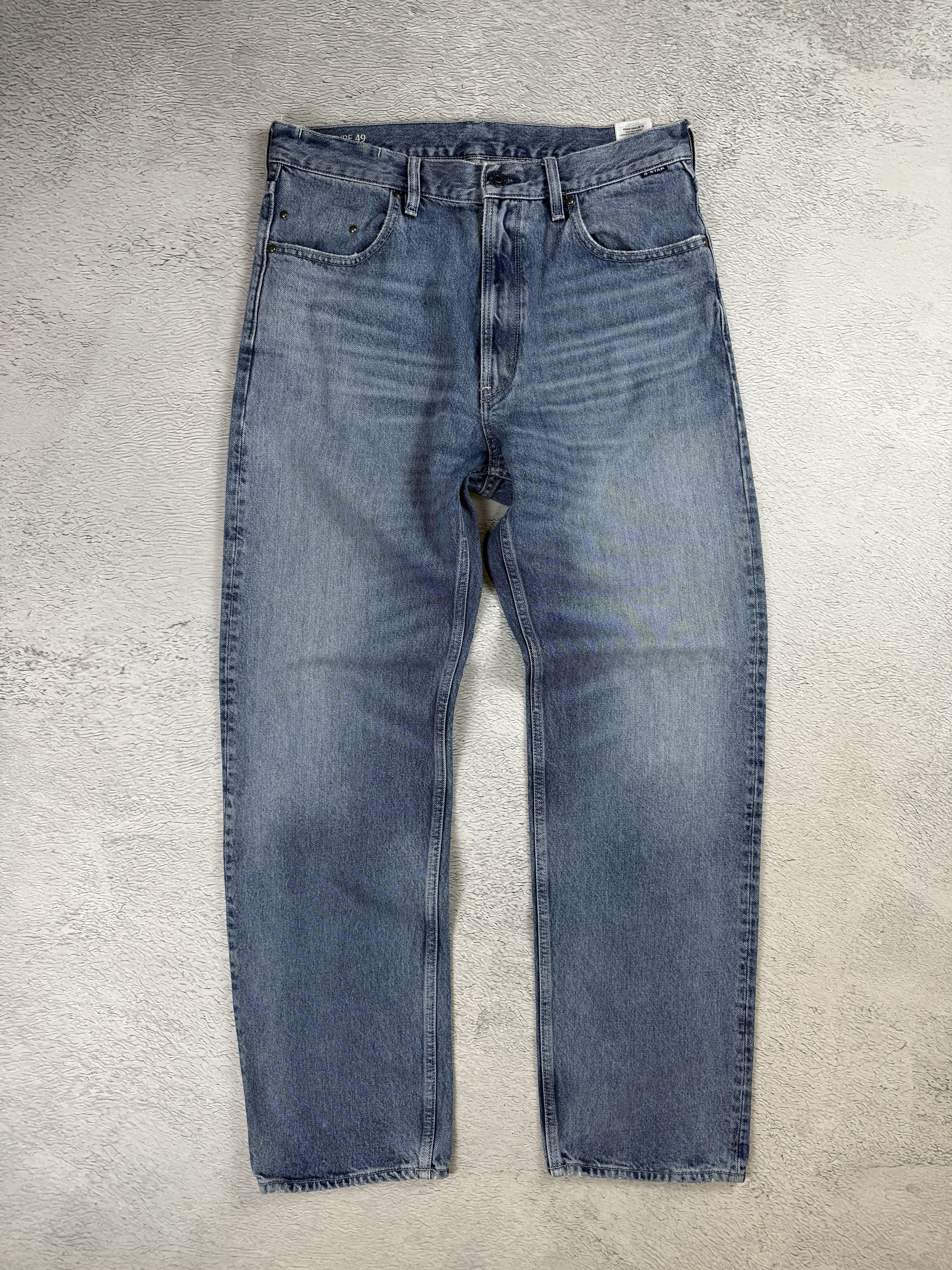 G-Star G-Star Raw Denim Type 49 Jeans Relaxed Straight Blue Size US 32 / EU 48 - 2 Thumbnail