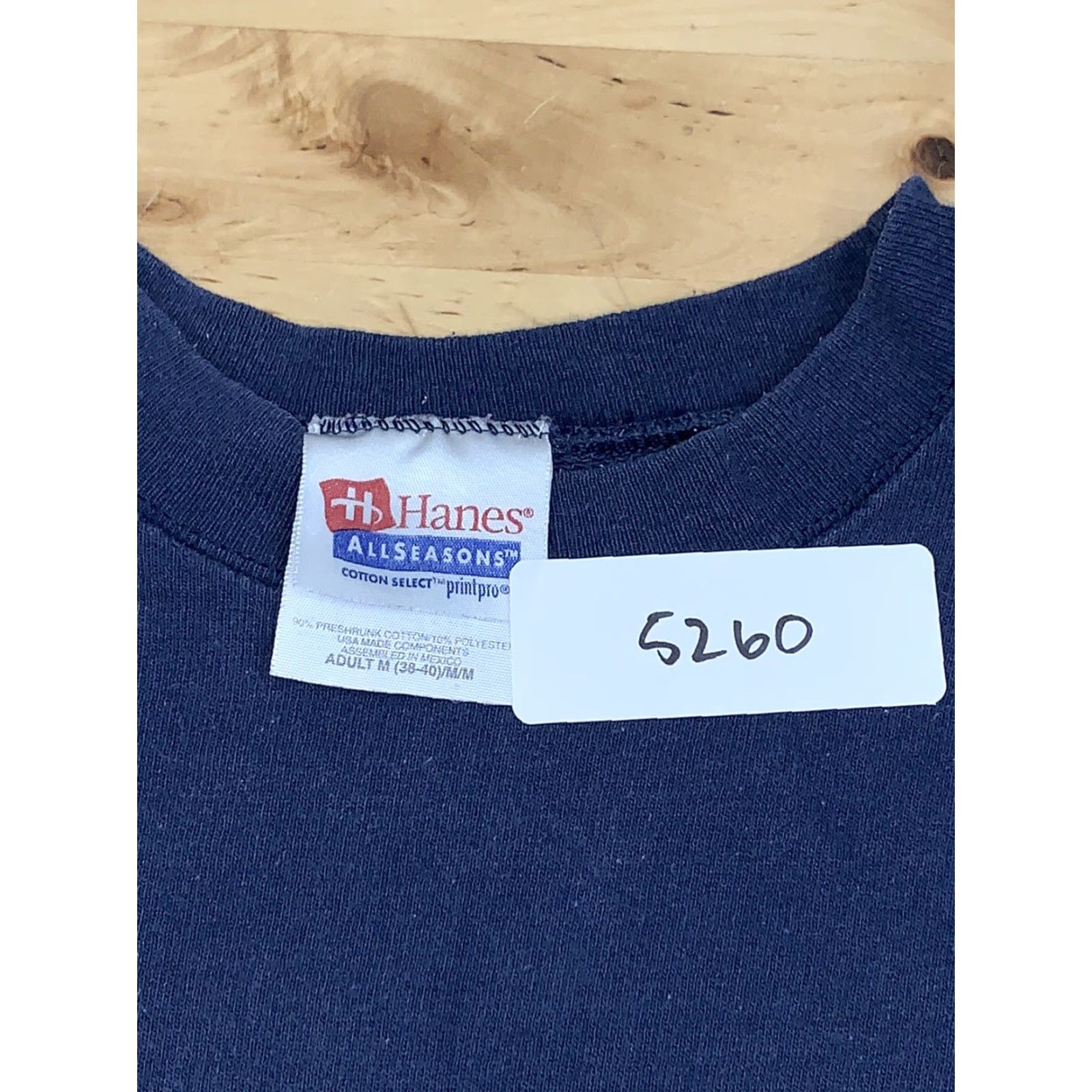 Hanes VINTAGE American Classic San Diego Golf Long Sleeve Shirt Blue M #5260 Hanes Mens T-Shirt Sleeve Long Blue Golf Sports 5260 Size US M / EU 48-50 / 2 - 4 Thumbnail