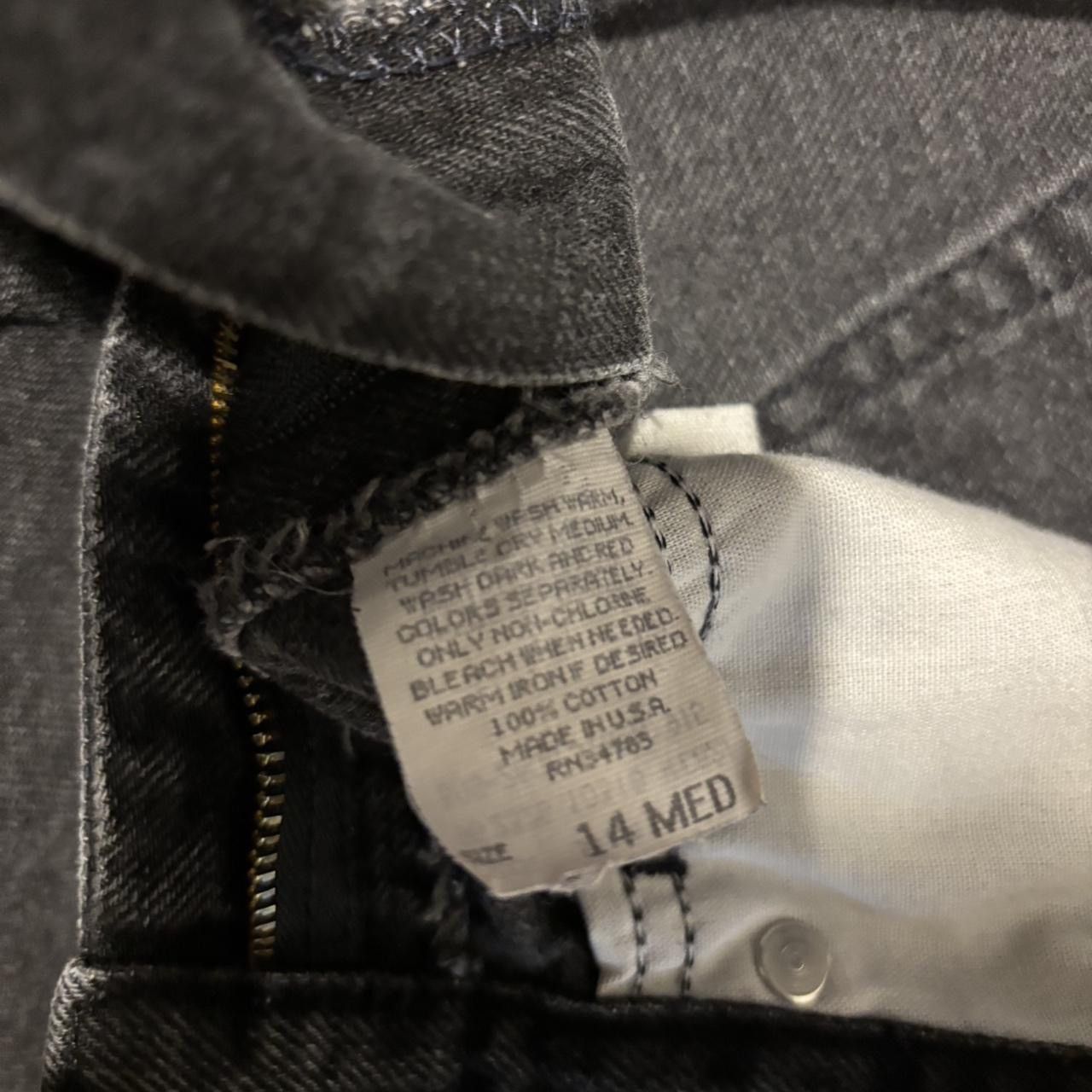 Lee Vintage Black Lee Riders Relaxed Tapered Denim Jeans Size US 30 / EU 46 - 5 Thumbnail