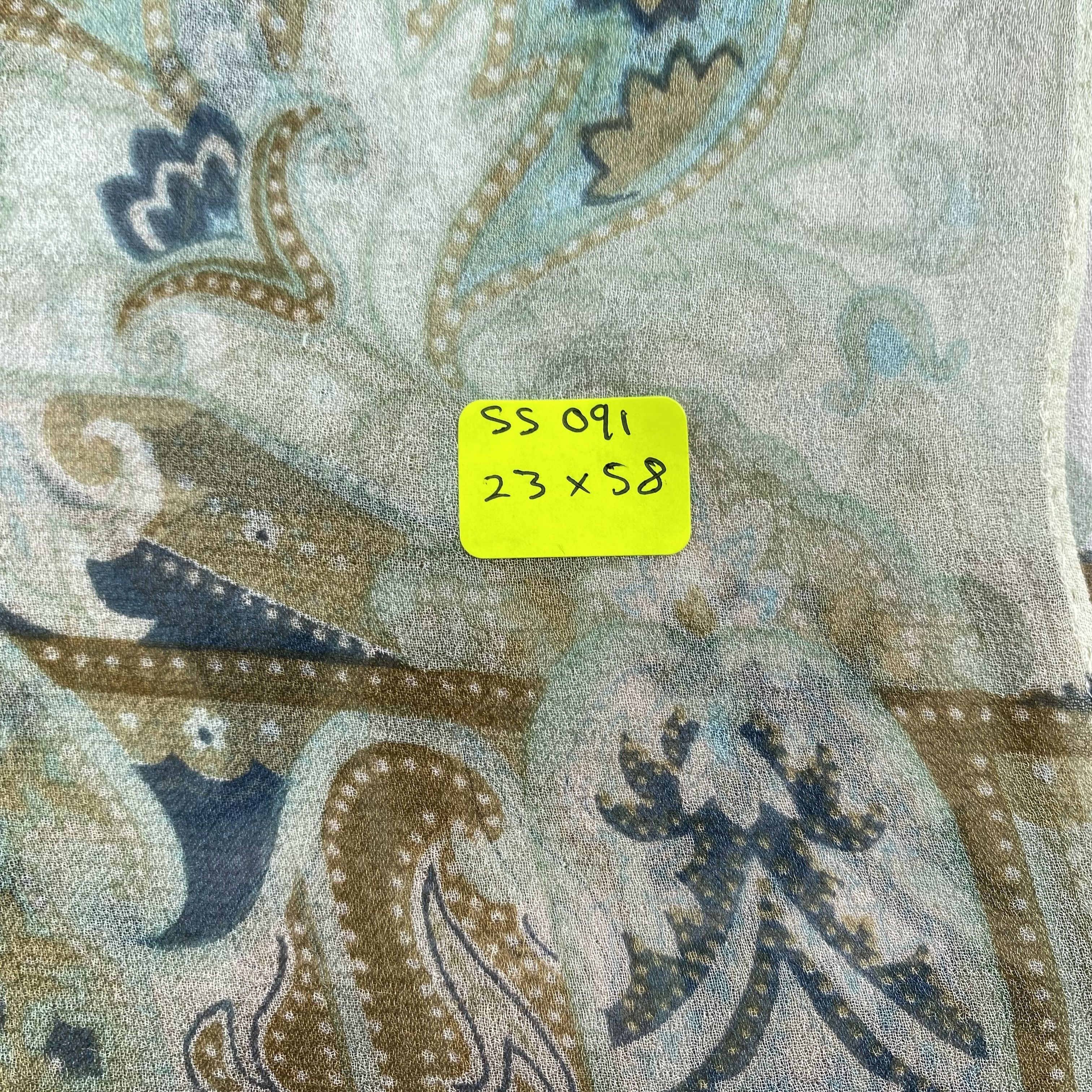 Japanese Brand × Vintage Vintage Paisley Silk Scarf SS091 Size ONE SIZE - 5 Thumbnail