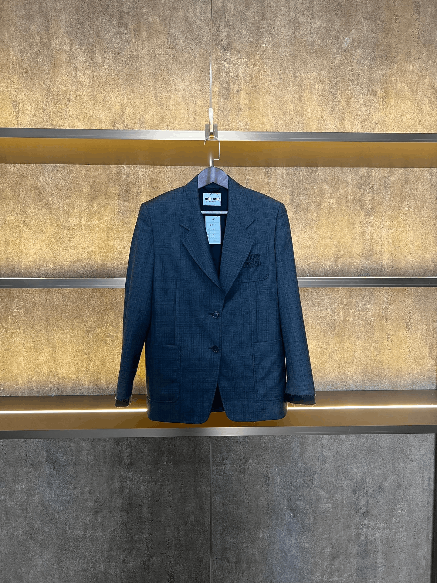 Miu Miu Miumiu Cuff Paneled Blazer Size S / US 4 / IT 40 - 1 Thumbnail