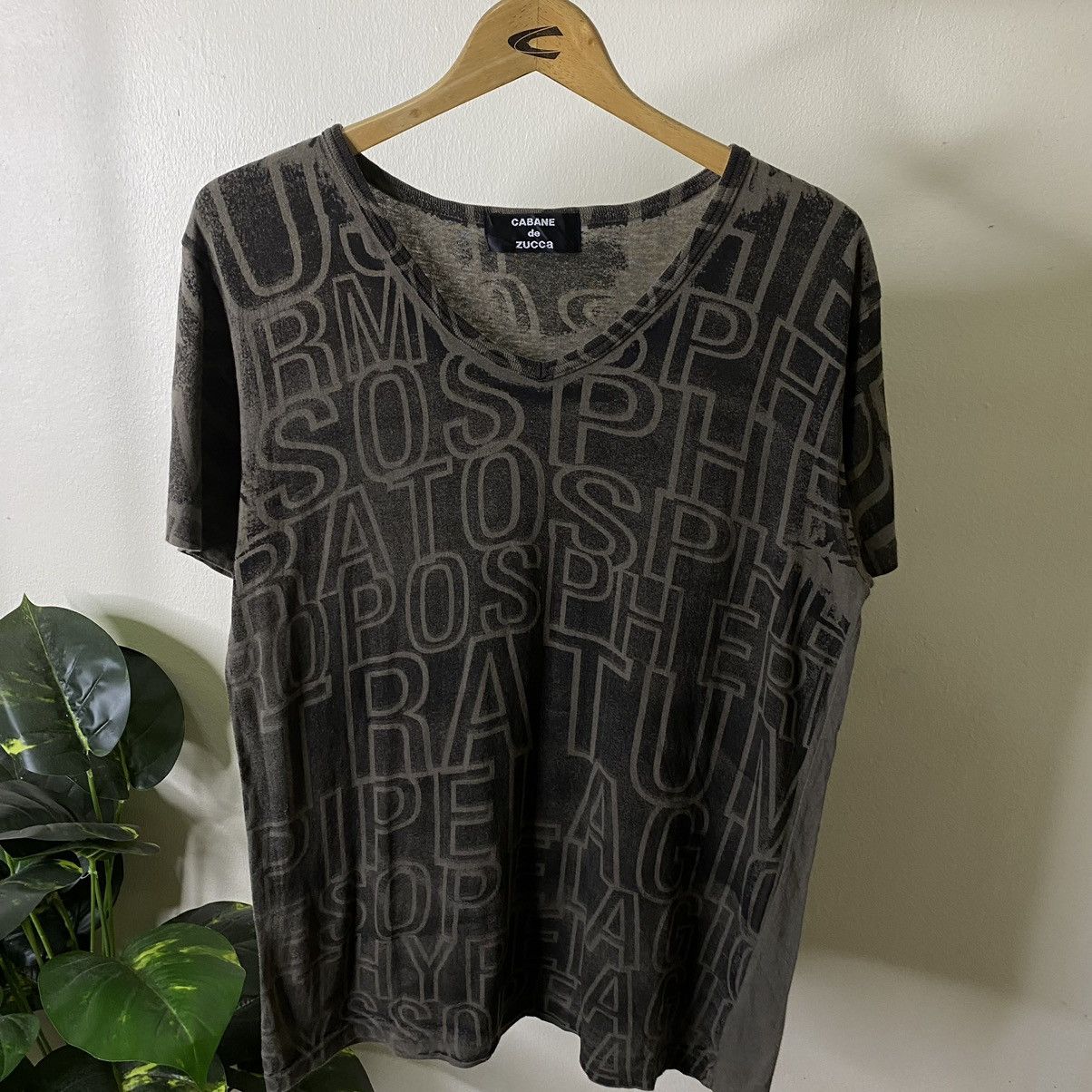 CABANE de ZUCCa Cabane de Zucca Overprint Tee Size US M / EU 48-50 / 2 - 2 Thumbnail