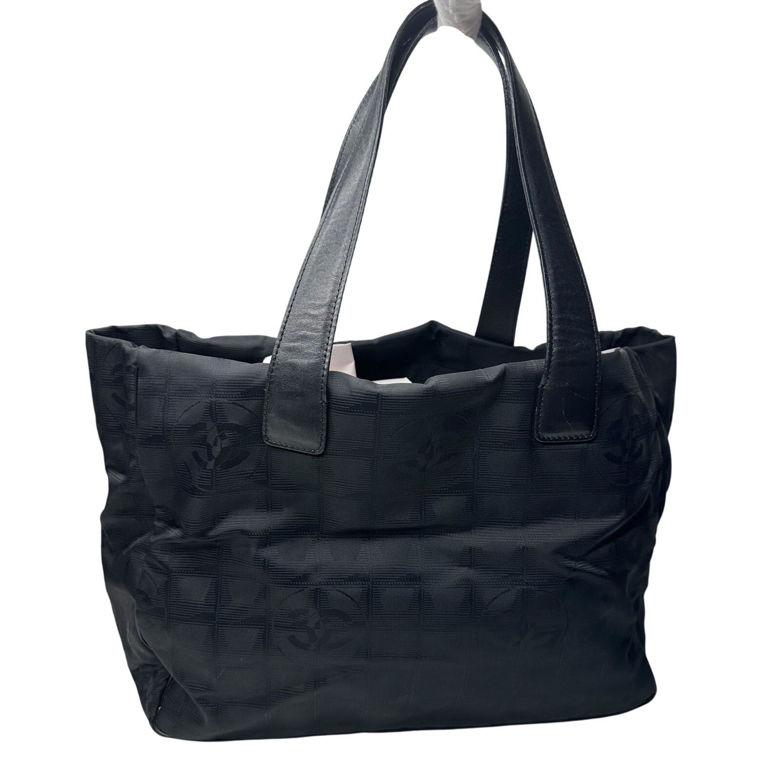 Chanel CHANEL Black Nylon Travel Line Tote Bag Size ONE SIZE - 3 Thumbnail