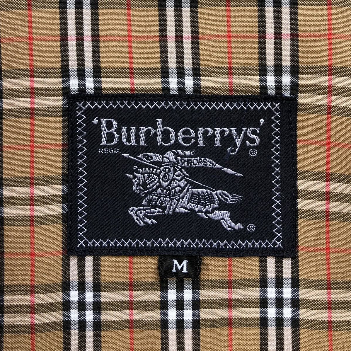 Burberry VTG Burberrys Embroidery Logo Lined Novacheck Bomber Jacket Size US M / EU 48-50 / 2 - 18 Thumbnail
