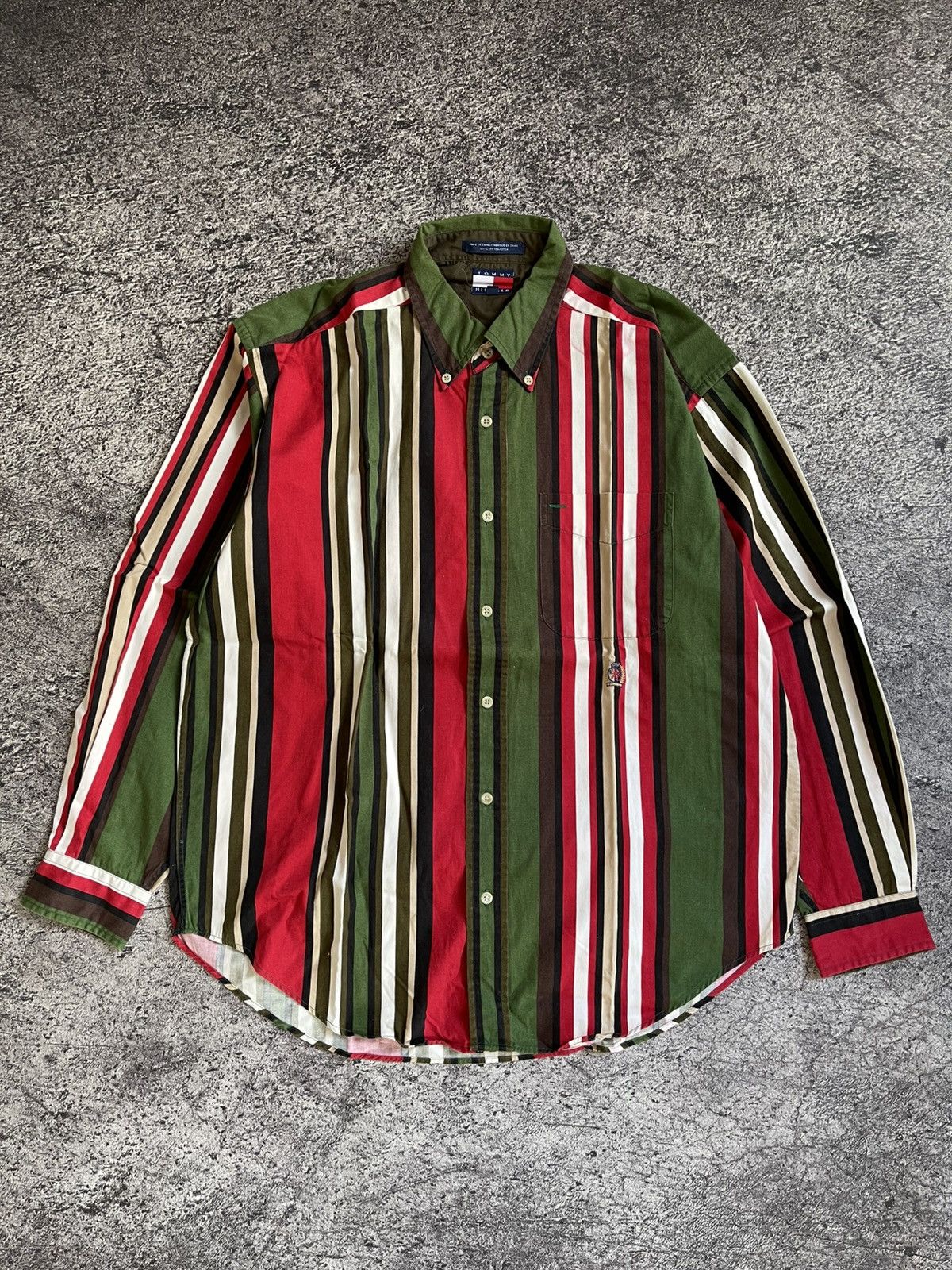 Tommy Hilfiger Tommy Hilfiger multi striped shirt Size US L / EU 52-54 / 3 - 1 Thumbnail