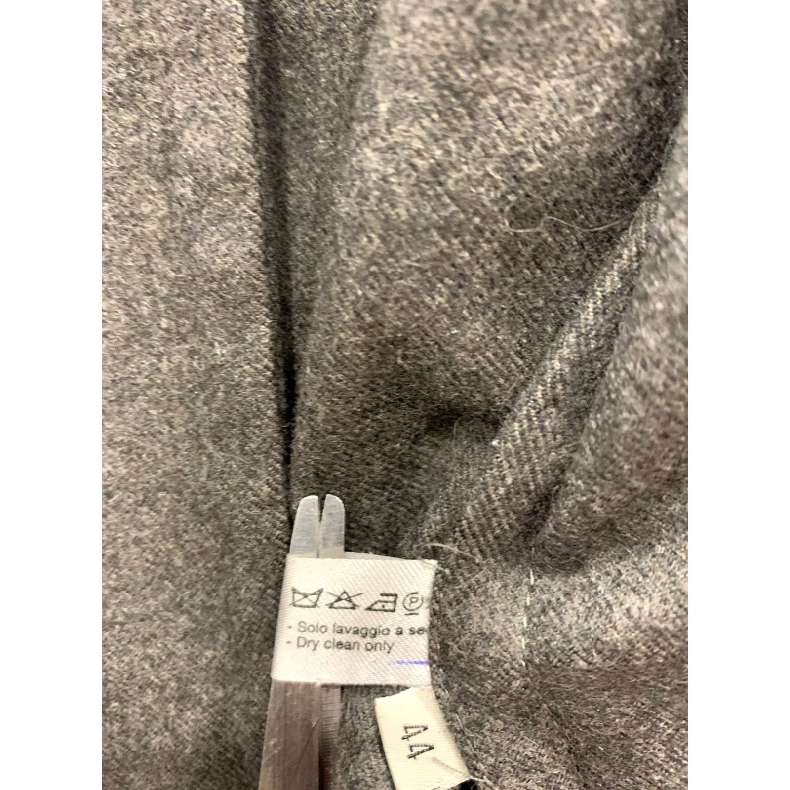 Bottega Veneta VINTAGE Bottega Veneta Blazer Jacket Women Wool Silk Lined IT 44 US 8 Charcoal Gray 90s Mens Womens Size M / US 6-8 / IT 42-44 - 3 Thumbnail