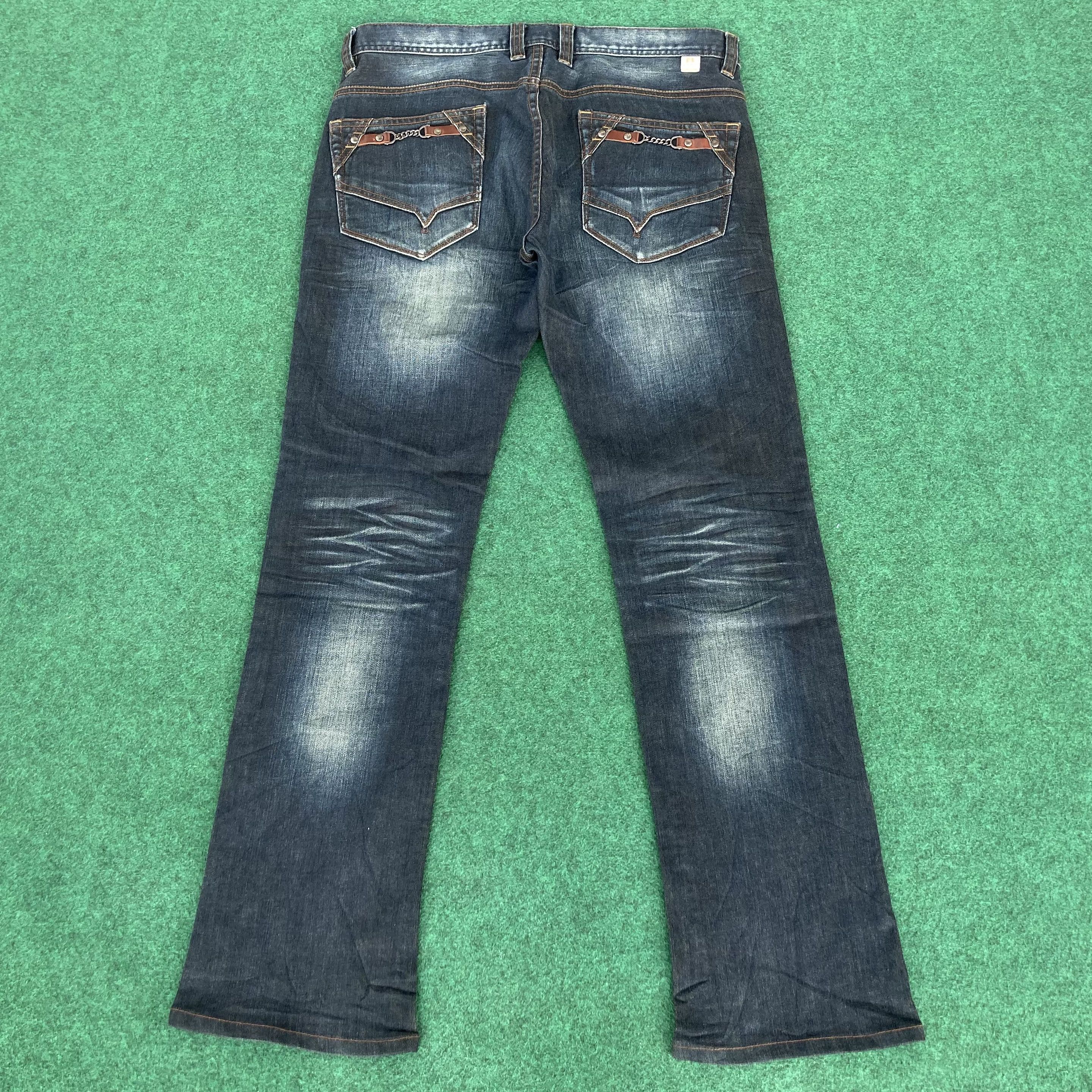 HIDEAWAYS × Hysteric Glamour × Japanese Brand Vtg Hideaways Nicole Men Pant Flare Bootcut Sz 35 Jeans Size US 35 - 11 Thumbnail