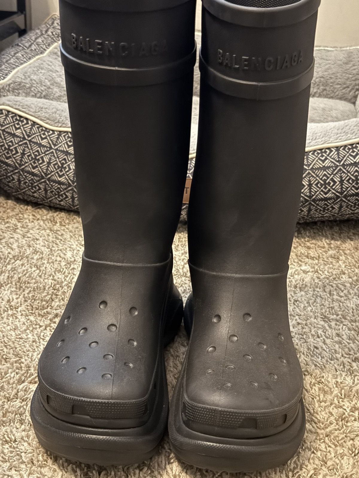 Balenciaga × Crocs Balenciaga croc boots Size US 10 / EU 43 - 1 Thumbnail