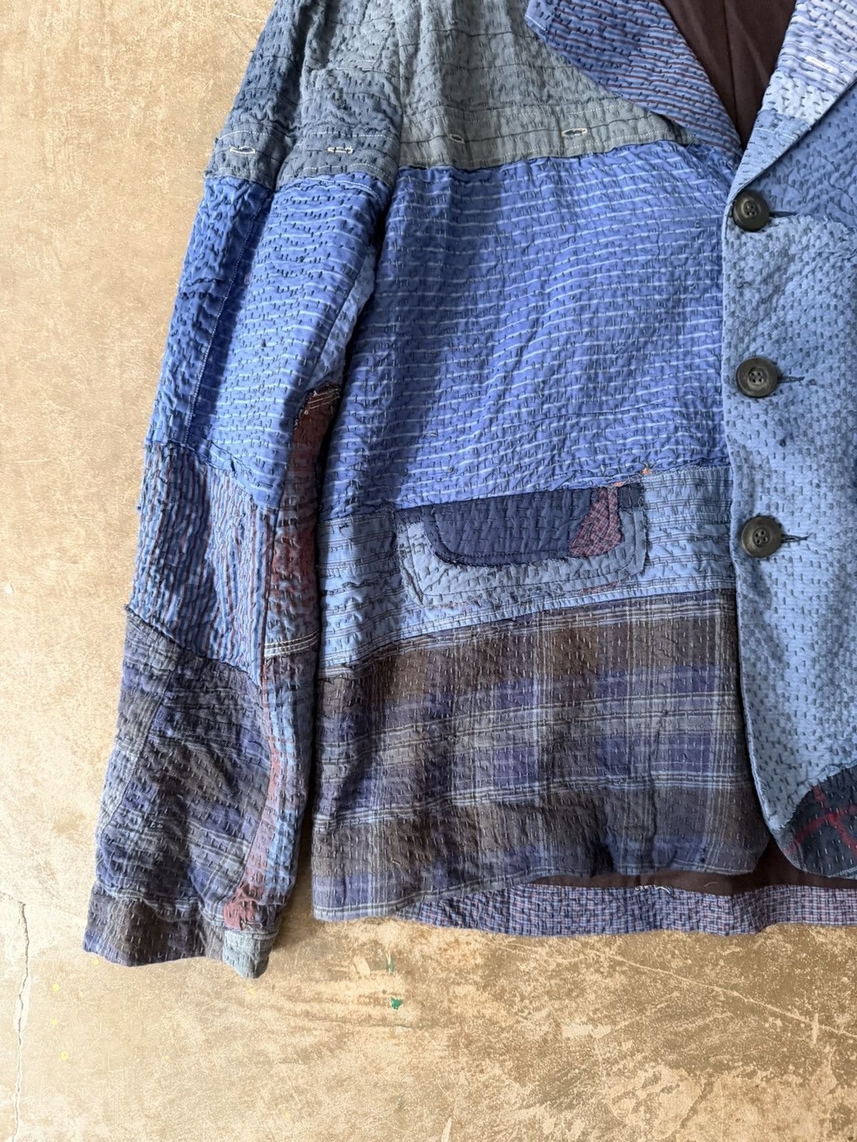By Walid By Walid Sashiko Patchwork Jacket Kapital 45r Porter Classic Size US L / EU 52-54 / 3 - 3 Thumbnail