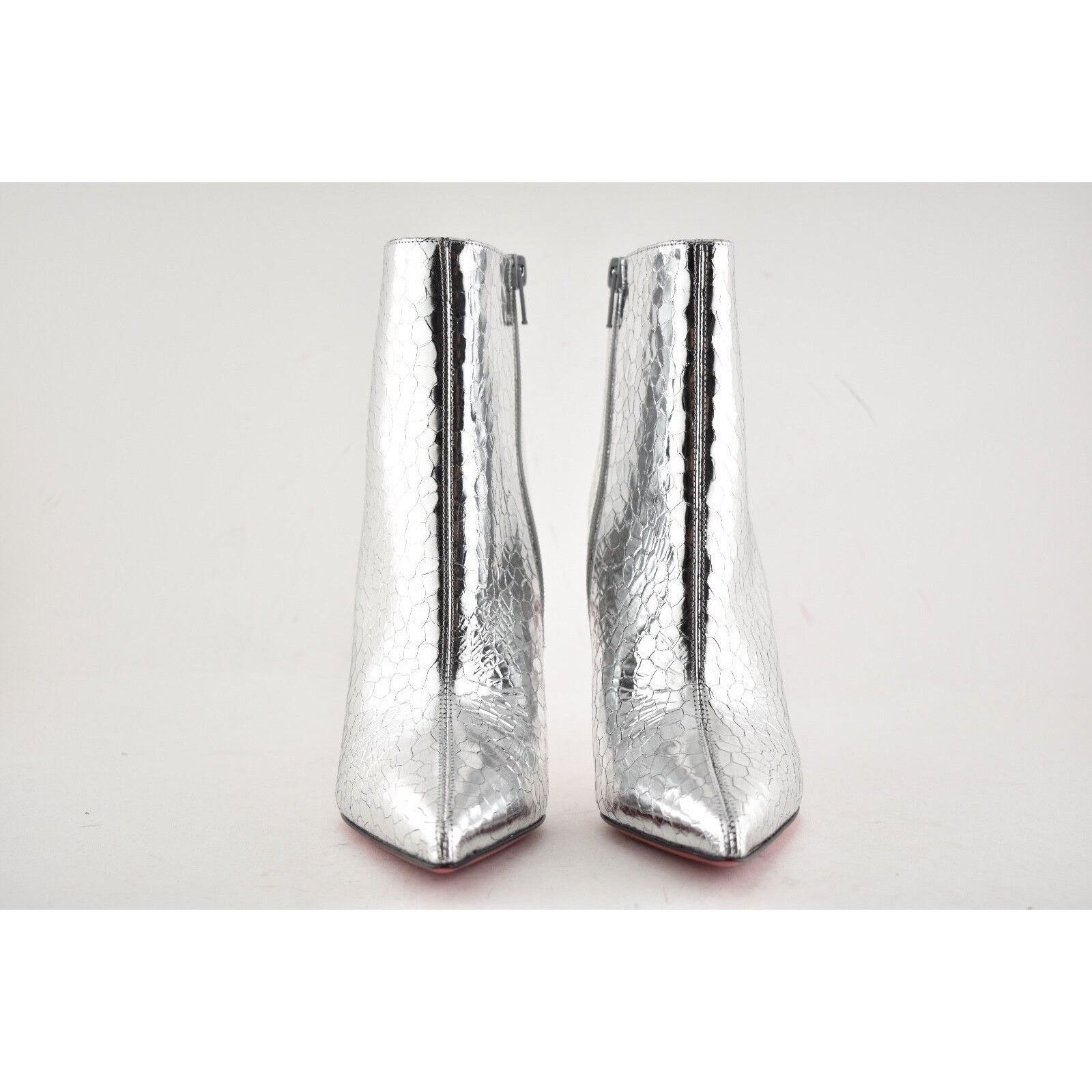 Christian Louboutin Christian Louboutin So Kate Booty 100 Silver Martele Heel Size US 5.5 / IT 35.5 - 6 Thumbnail