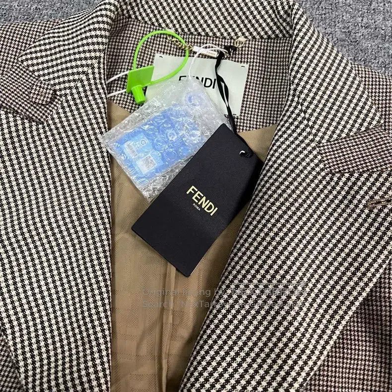 Fendi Fendi 22FW houndstooth short jacket Size XS / US 0-2 / IT 36-38 - 4 Thumbnail
