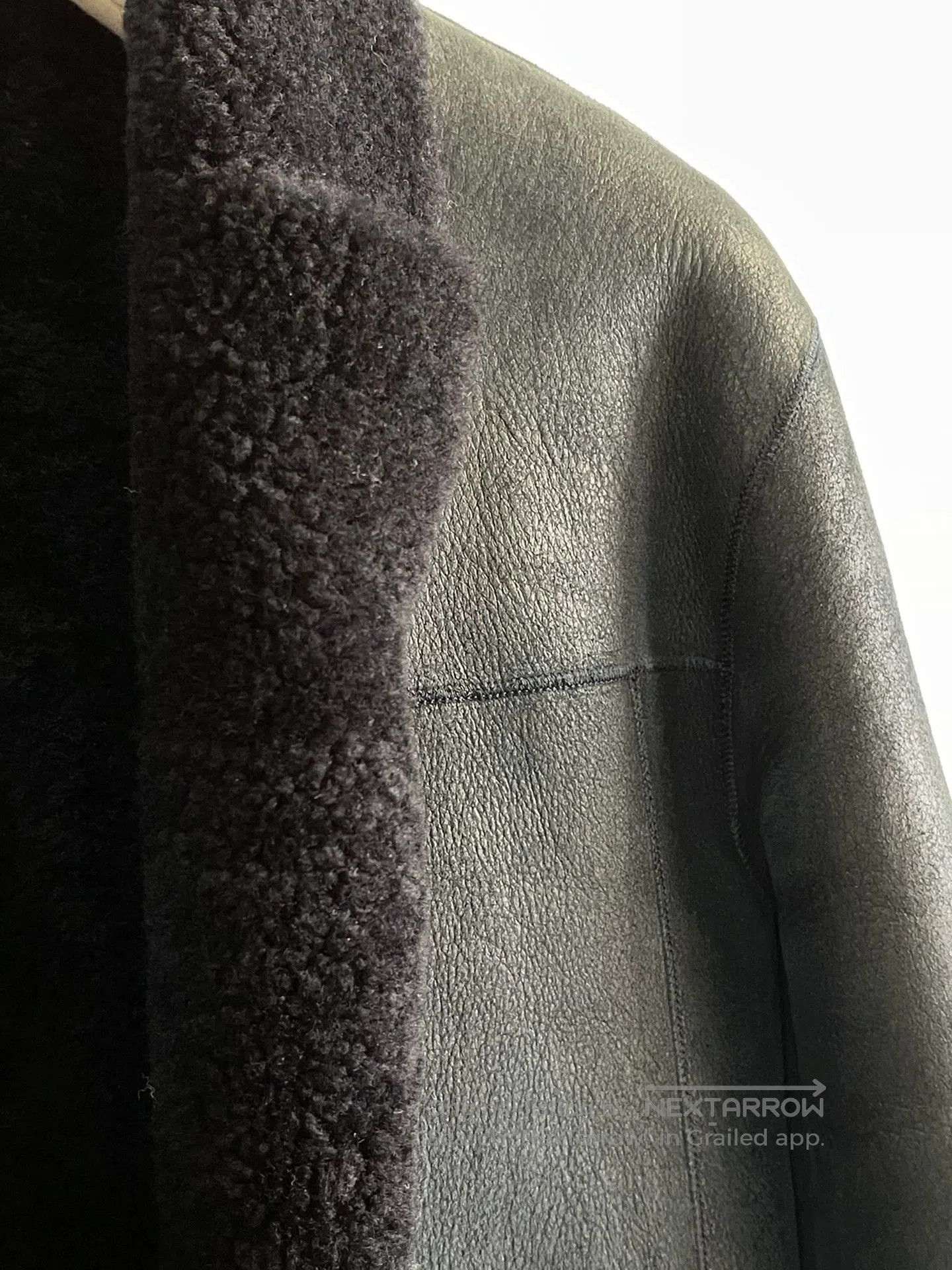 Helmut Lang helmut lang lamb leather fur jacket. Size XS / US 0-2 / IT 36-38 - 5 Thumbnail