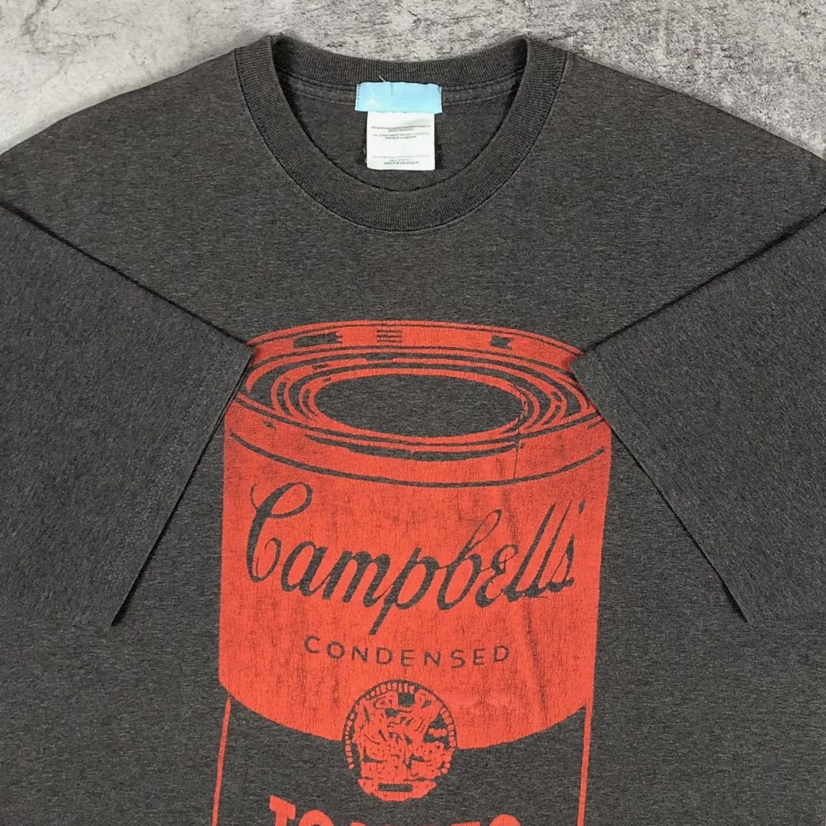 Andy Warhol Vintage Andy Warhol Campbell's Tomato Soup Gingham Tee Size US M / EU 48-50 / 2 - 9 Thumbnail