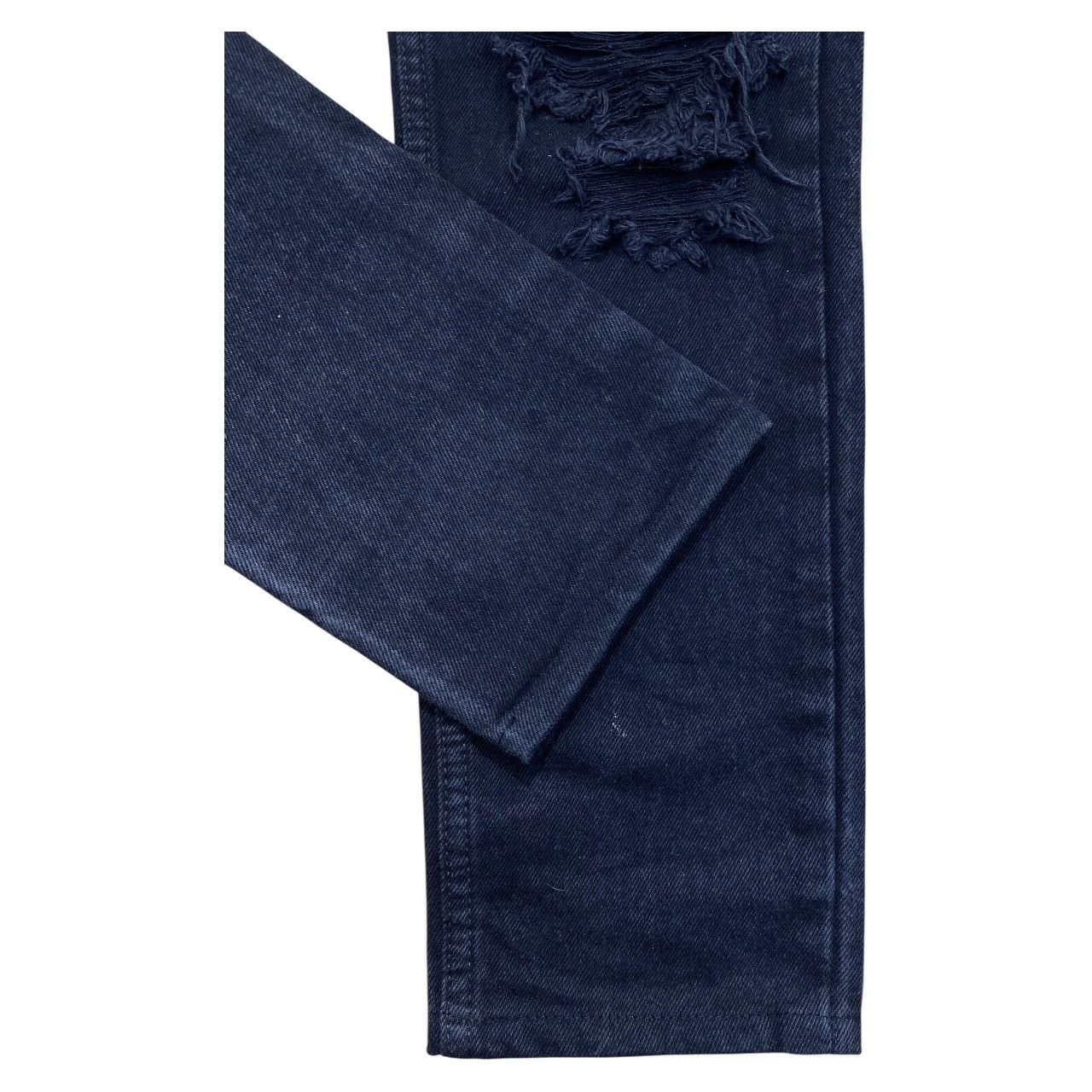 Xlarge Black Japanese X-Large Distress Style Jeans Size US 31 - 8 Thumbnail