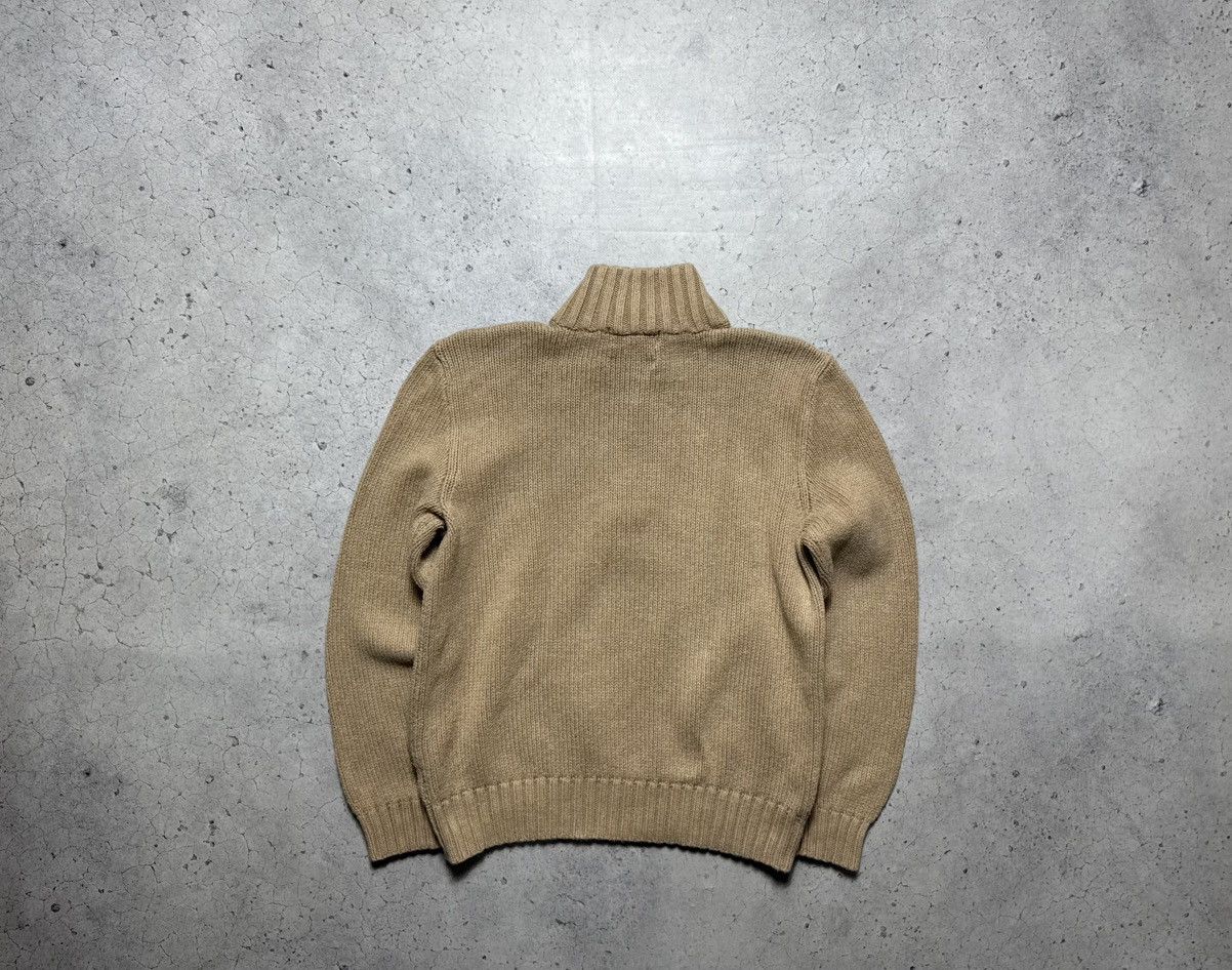 Polo Ralph Lauren Polo Ralph Lauren Knitted 1/4 Zip Beige Vintage Sweater Size US S / EU 44-46 / 1 - 9 Thumbnail