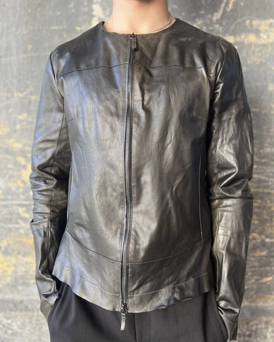 Avant Garde Letithia. P. Leather Jacket Archive Zippers Full