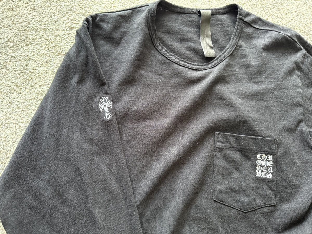 Chrome Hearts Chrome Hearts “Y Not” Long Sleeve Embroidered Cross Size US L / EU 52-54 / 3 - 3 Thumbnail