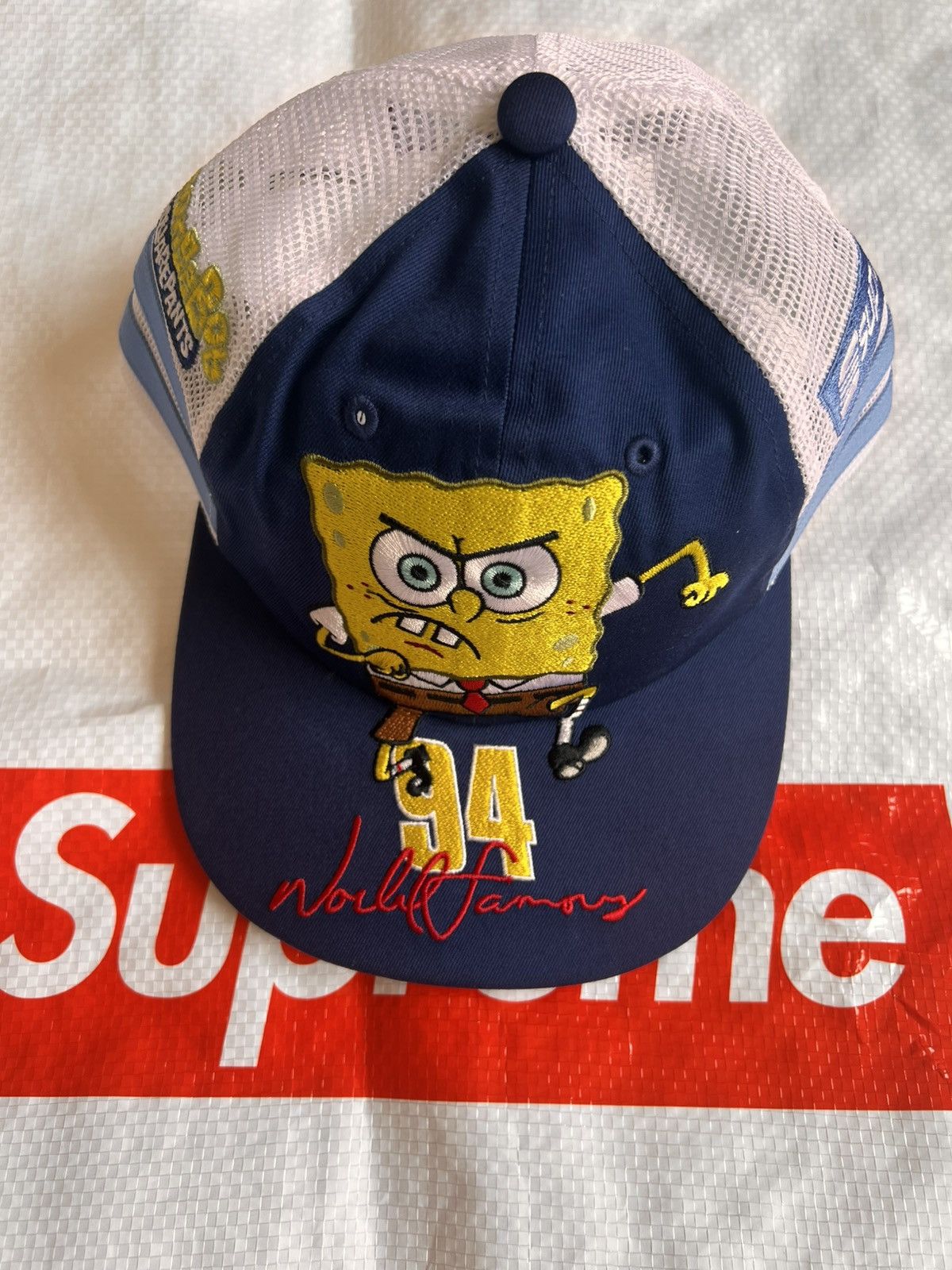 Jeff Hamilton × Supreme Supreme SpongeBob Jeff Hamilton mesh