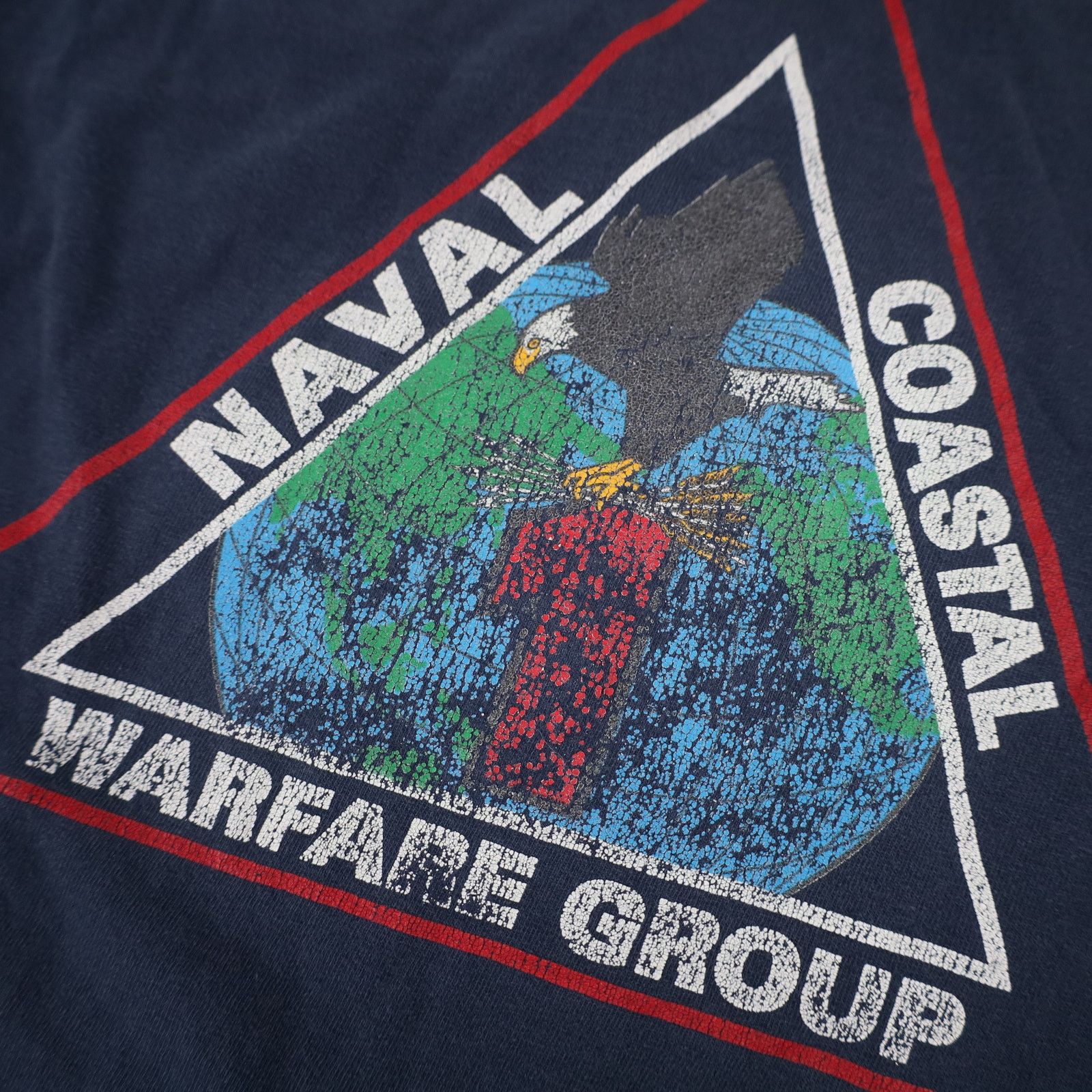 Vintage VTG NCWG-1 Naval Coastal Warefare Graphic T Shirt Size US XXL / EU 58 / 5 - 14 Thumbnail