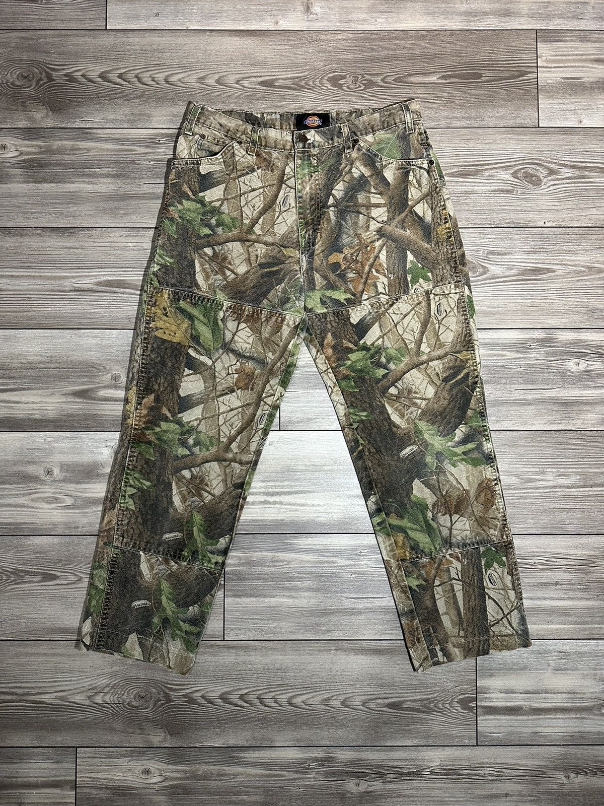Dickies × Streetwear × Vintage Dickies Double Knee Real Tree Camo