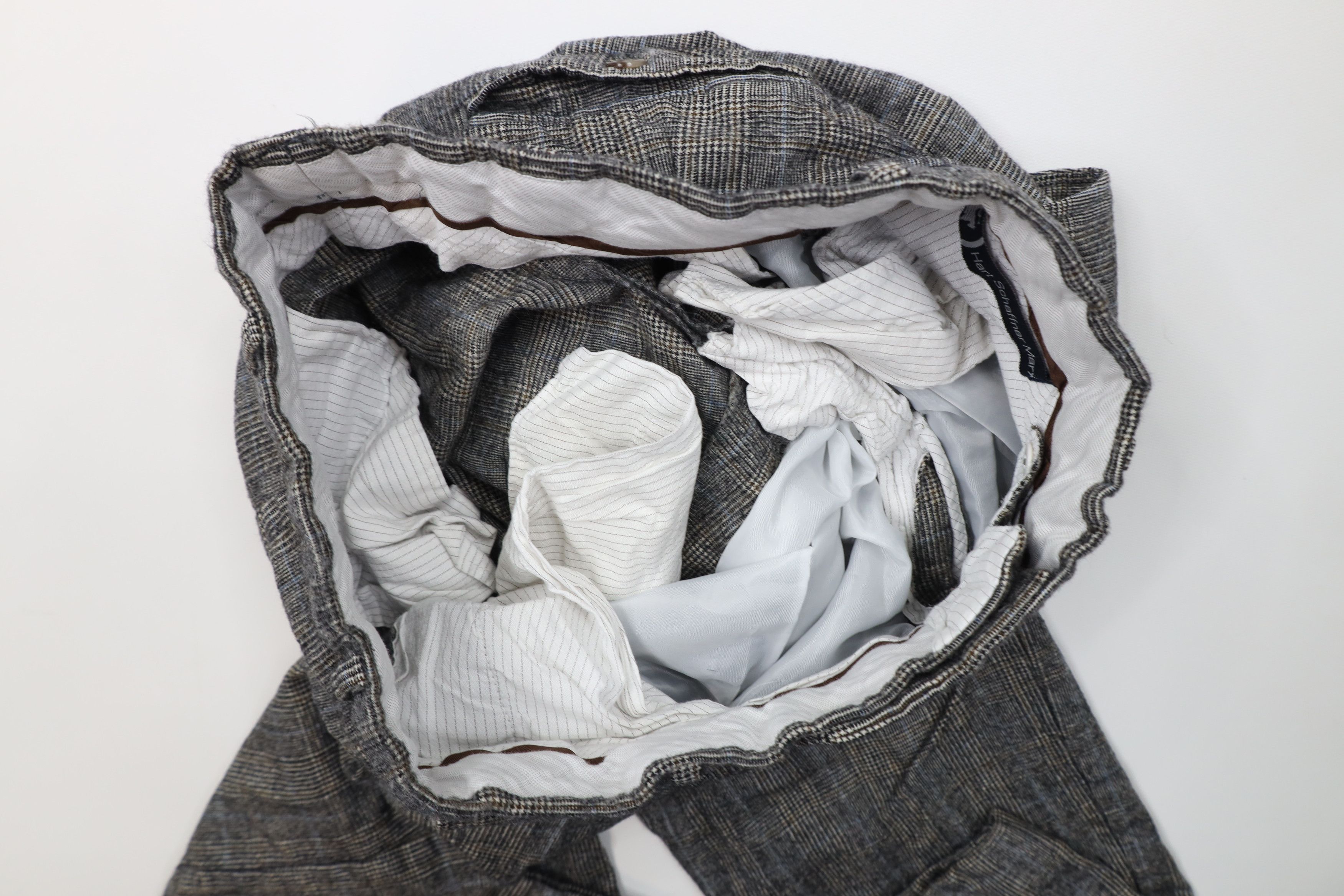 Vintage Vintage 90s Streetwear Tweed Houndstooth Plaid Chino Pants Size US 32 / EU 48 - 8 Thumbnail