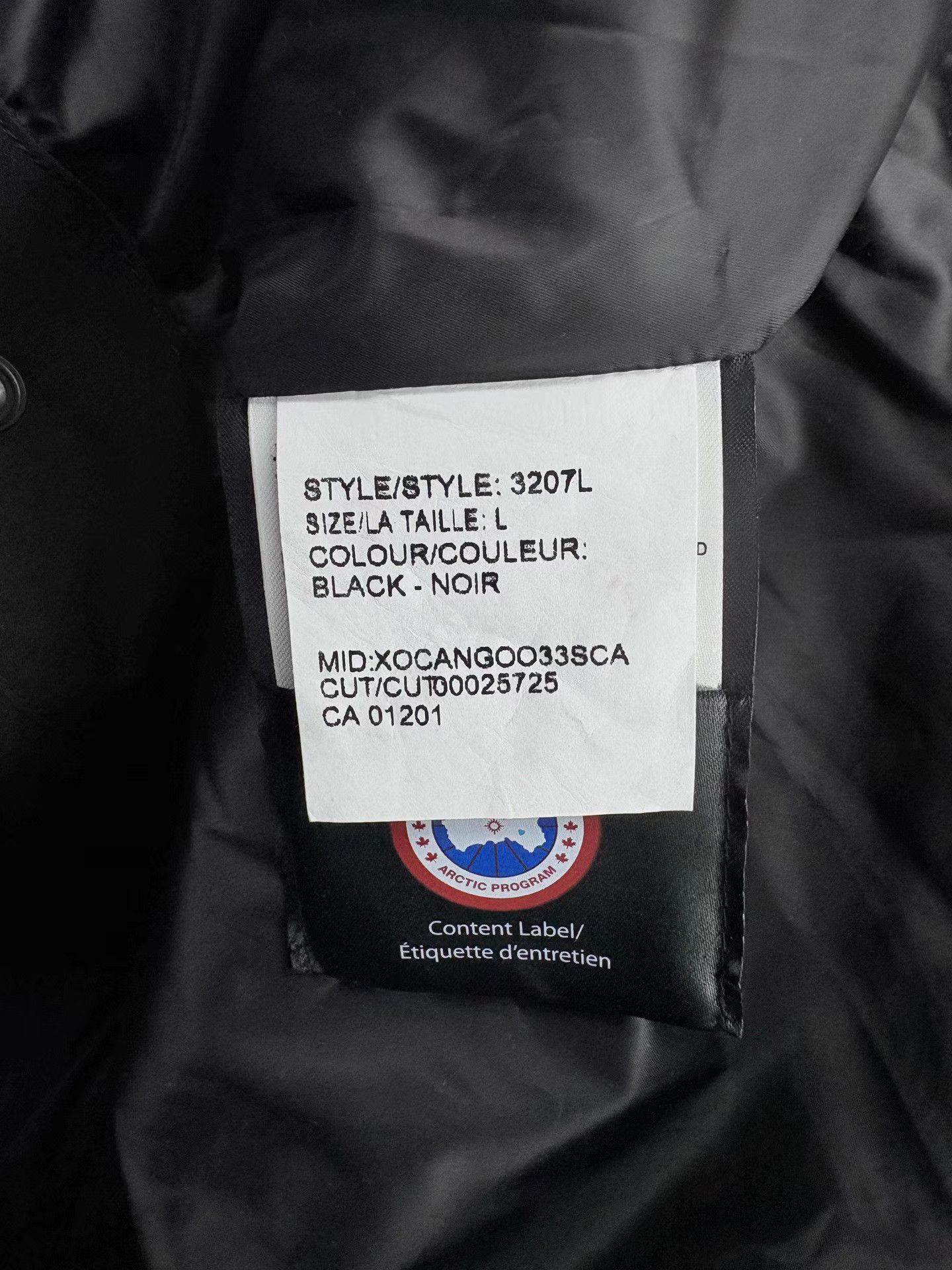 Canada Goose CANADA GOOSE Logo Down Jacket K1 Size US L / EU 52-54 / 3 - 5 Thumbnail
