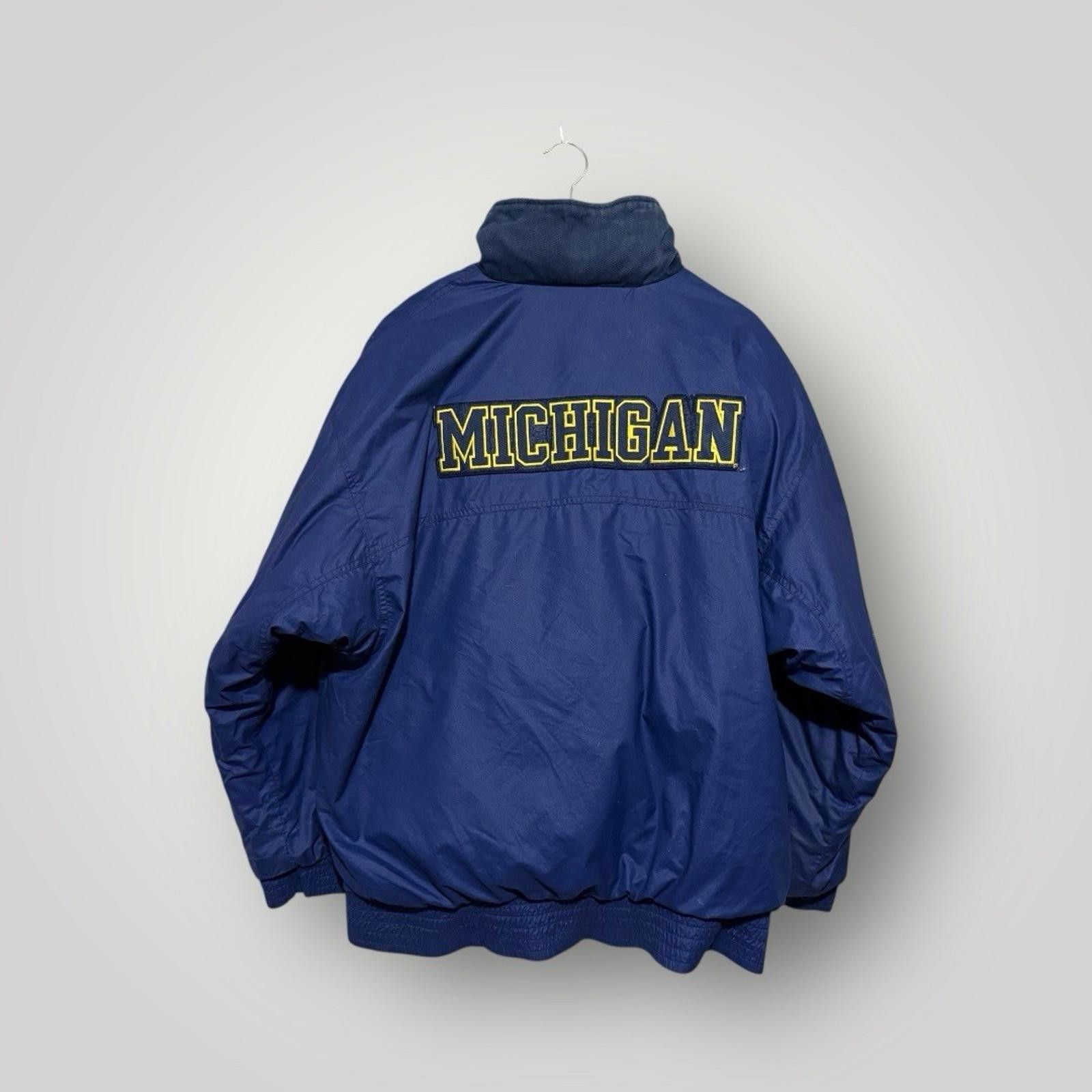 Nike 90s Michigan Wolverines Puffer Jacket Size XL Men’s Size ONE SIZE - 2 Thumbnail