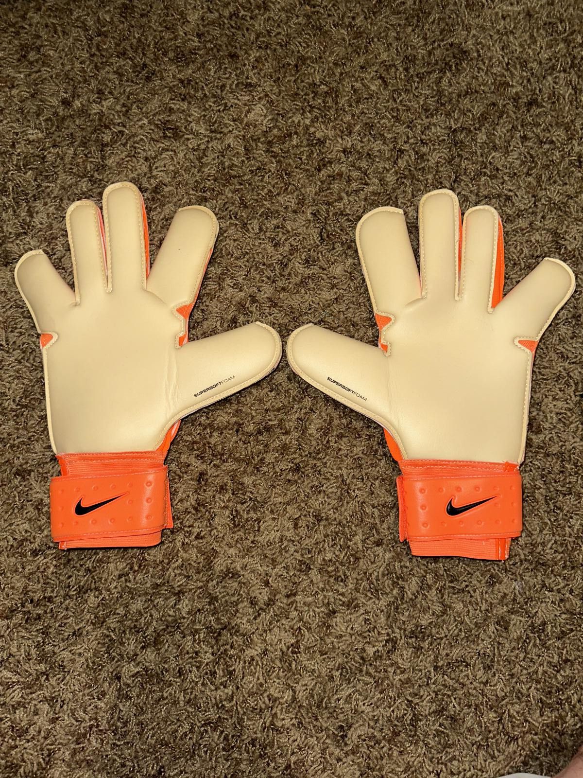 Nike Nike Glove Vapor GK Spyne Pro Soccer Goalkeeper Orange Glove Adult Unisex Size ONE SIZE - 4 Thumbnail