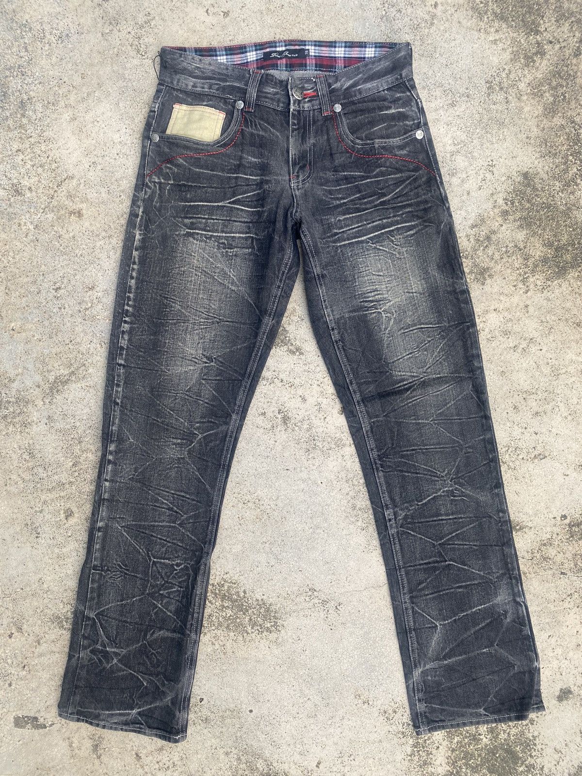 Japanese Brand Japanese Brand Root Three Clawmark British Flag Denim Size US 29 - 1 Thumbnail