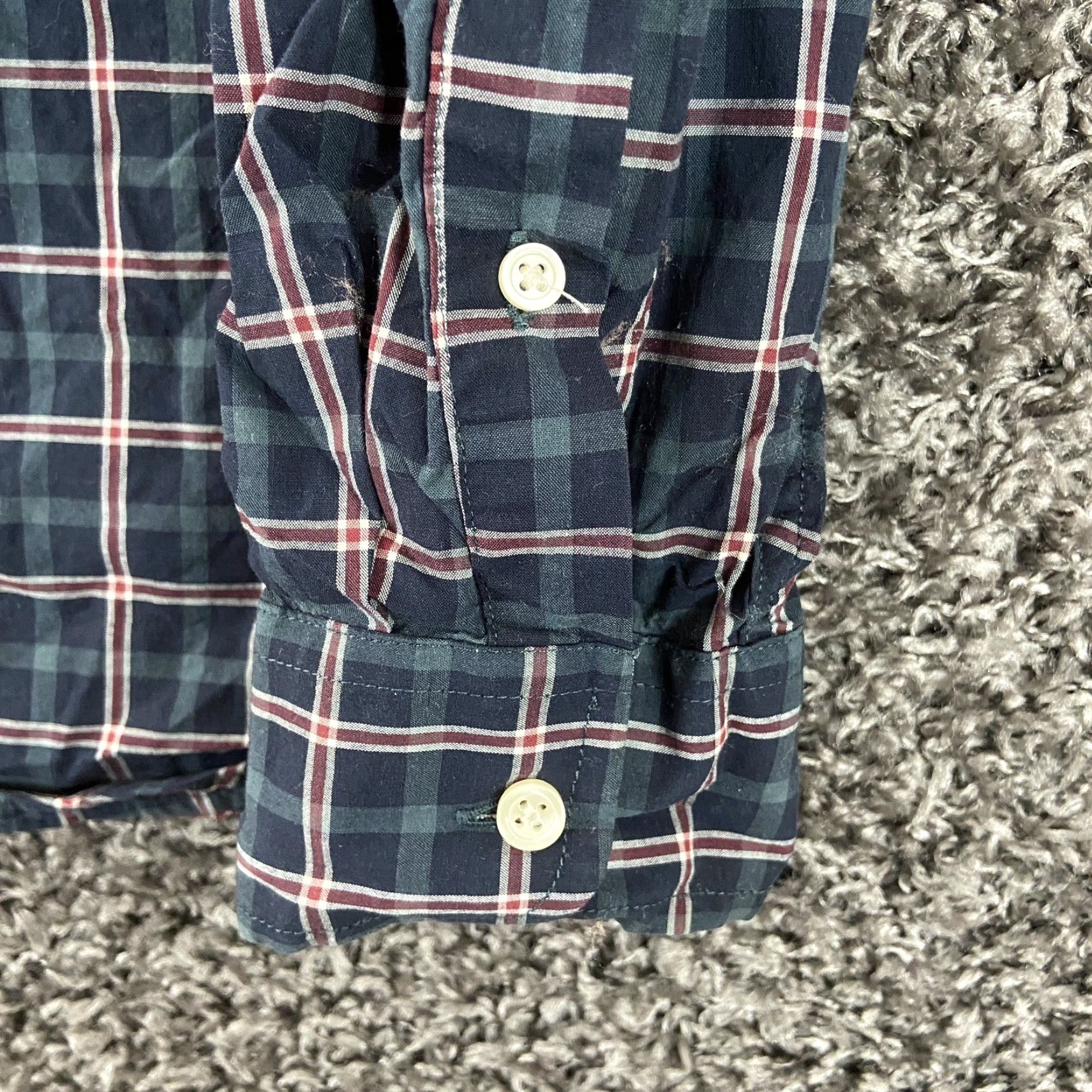 Banana Republic Banana Republic Shirt Button-Up Adult XL Multicolor Plaid Long Sleeve Mens Size US XL / EU 56 / 4 - 3 Thumbnail