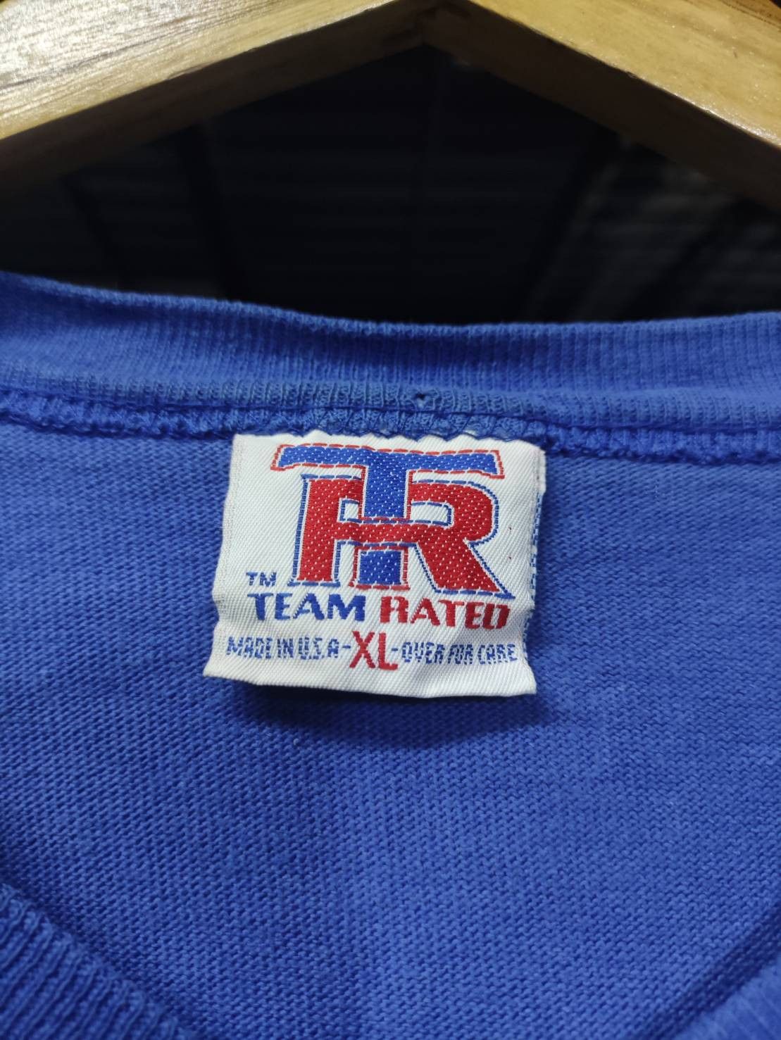 NHL Vtg 90's New York Rangers Team Made in USA Jersey Size US XL / EU 56 / 4 - 6 Thumbnail