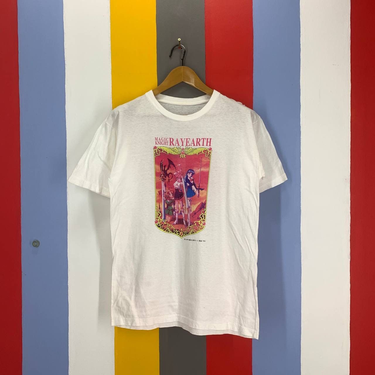 Anime 90s Vintage MAGIC KNIGHT RAYEARTH T Shirt #2511/L Size US M / EU 48-50 / 2 - 1 Thumbnail