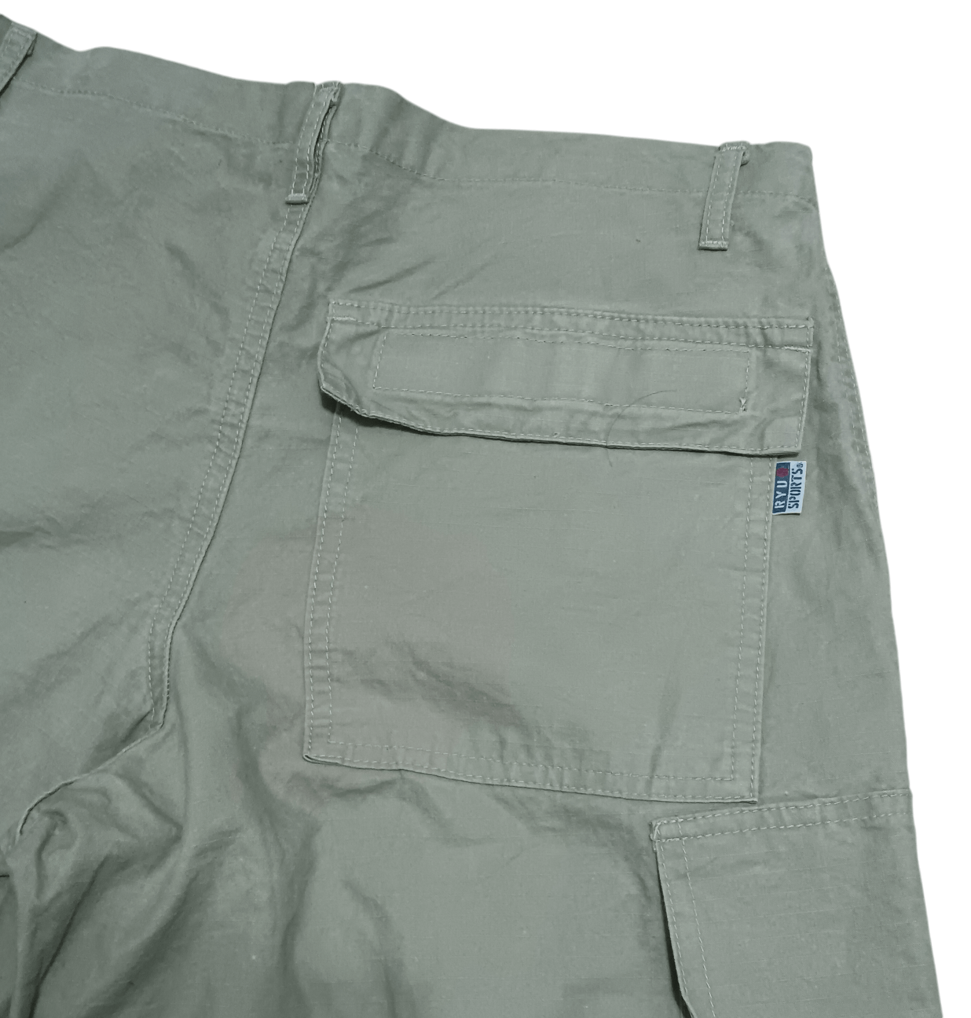 Japanese Brand RYU SPORTS MULTIPOCKET BAGGY CARGO PANT Size US 30 / EU 46 - 3 Thumbnail