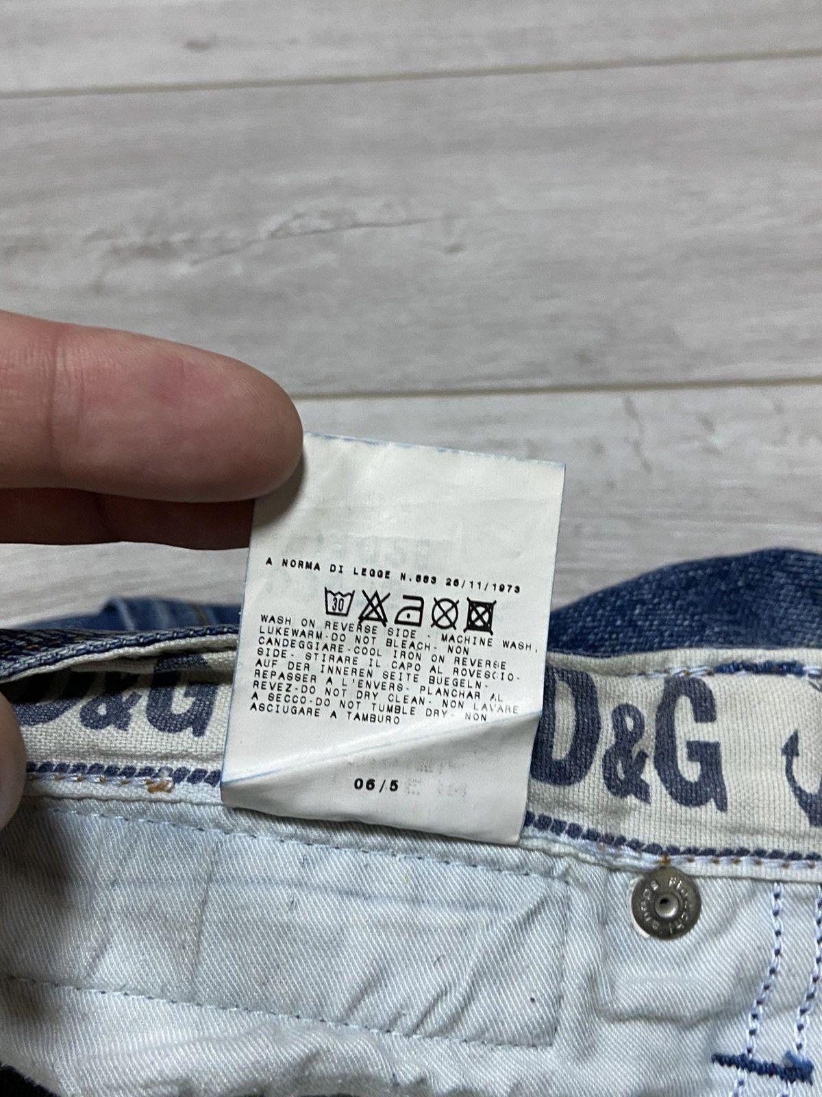 Dolce & Gabbana DOLCE GABBANA vintage denim masters zipper distressed jeans Size US 34 / EU 50 - 9 Thumbnail