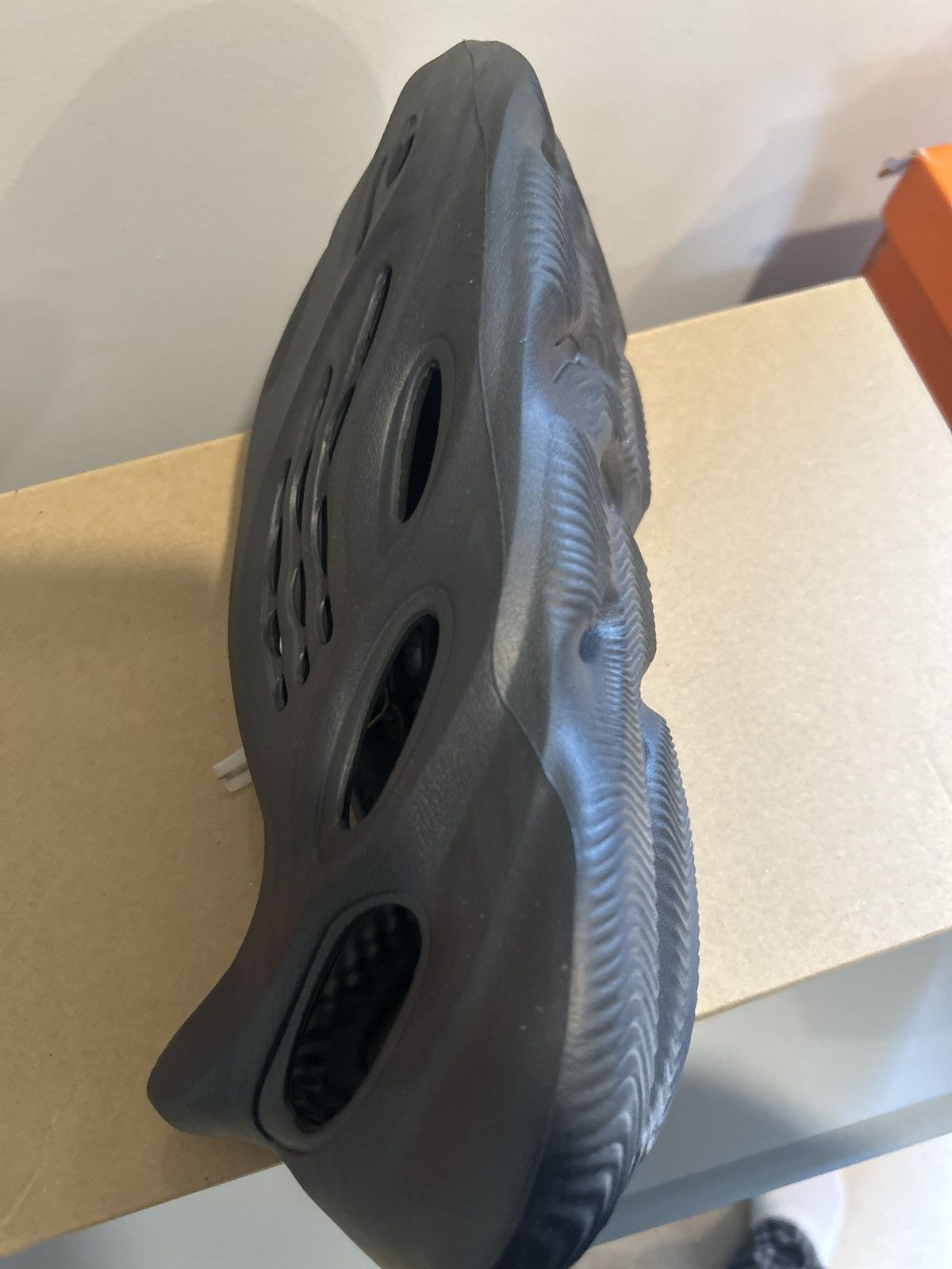 Adidas × Kanye West Yzy Foam Runner Sz 12 Onyx Deadstock read desc. Size US 12 / EU 45 - 6 Thumbnail