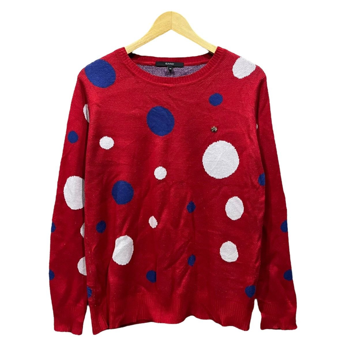 Gucci × Vintage Vintage Gucci Polkadot Knit Sweaters Size XS / US 0-2 / IT 36-38 - 1 Thumbnail