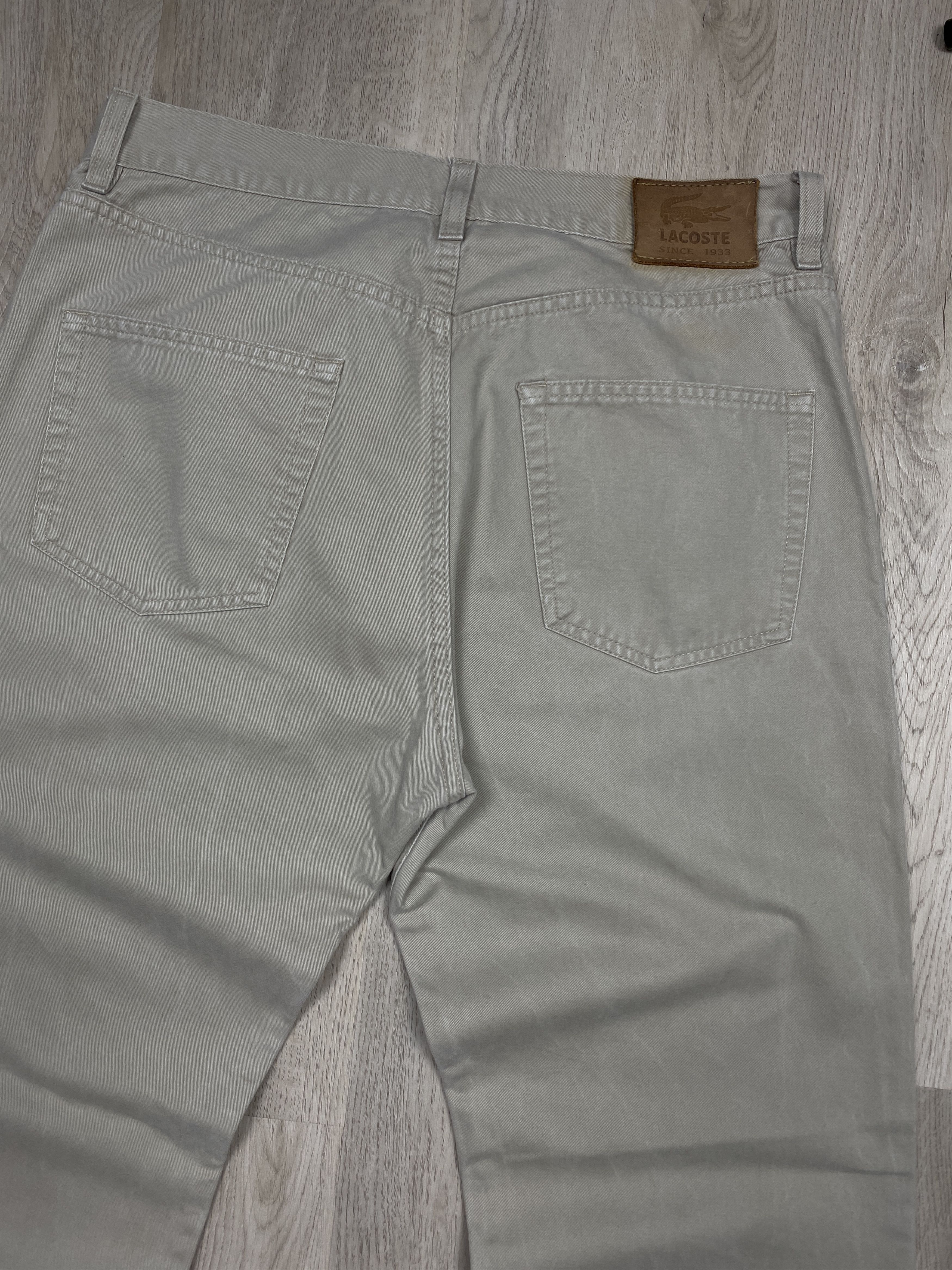 Lacoste × Vintage Lacoste Vintage Mens Chino Pants Size US 34 / EU 50 - 2 Thumbnail