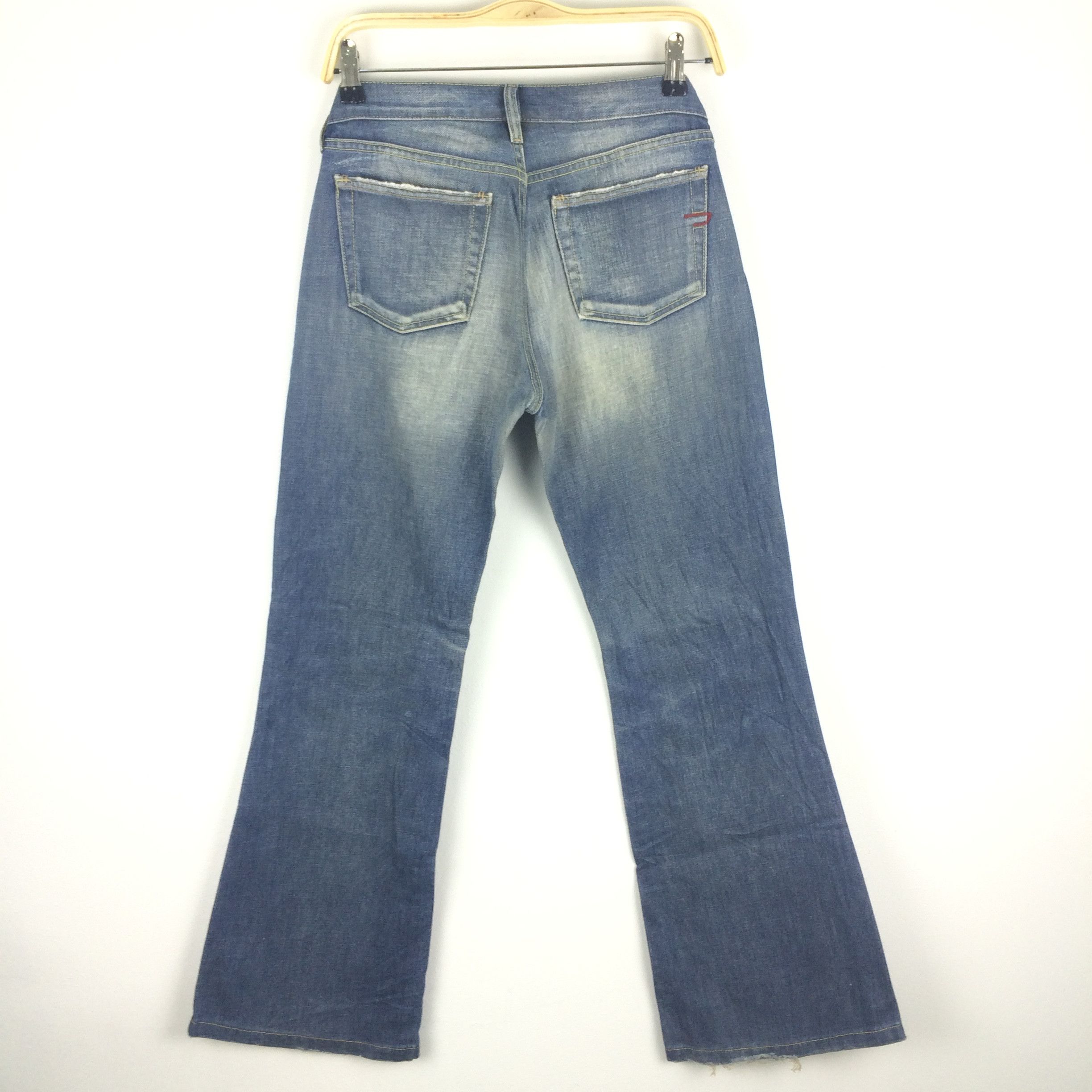 Diesel X26 DIESEL BOOTCUT FLARED DISTRESSED JEANS MADE IN ITALY W29 Size US 29 - 2 Thumbnail