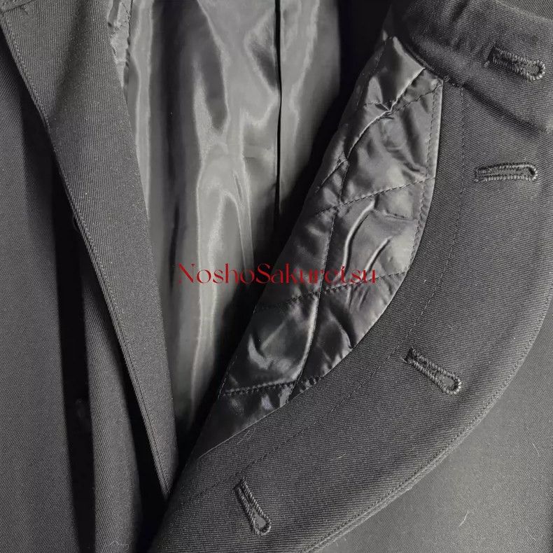 Comme des Garcons Comme Des Garcons Wool stand-up collared college pleated d Size S / US 4 / IT 40 - 3 Thumbnail