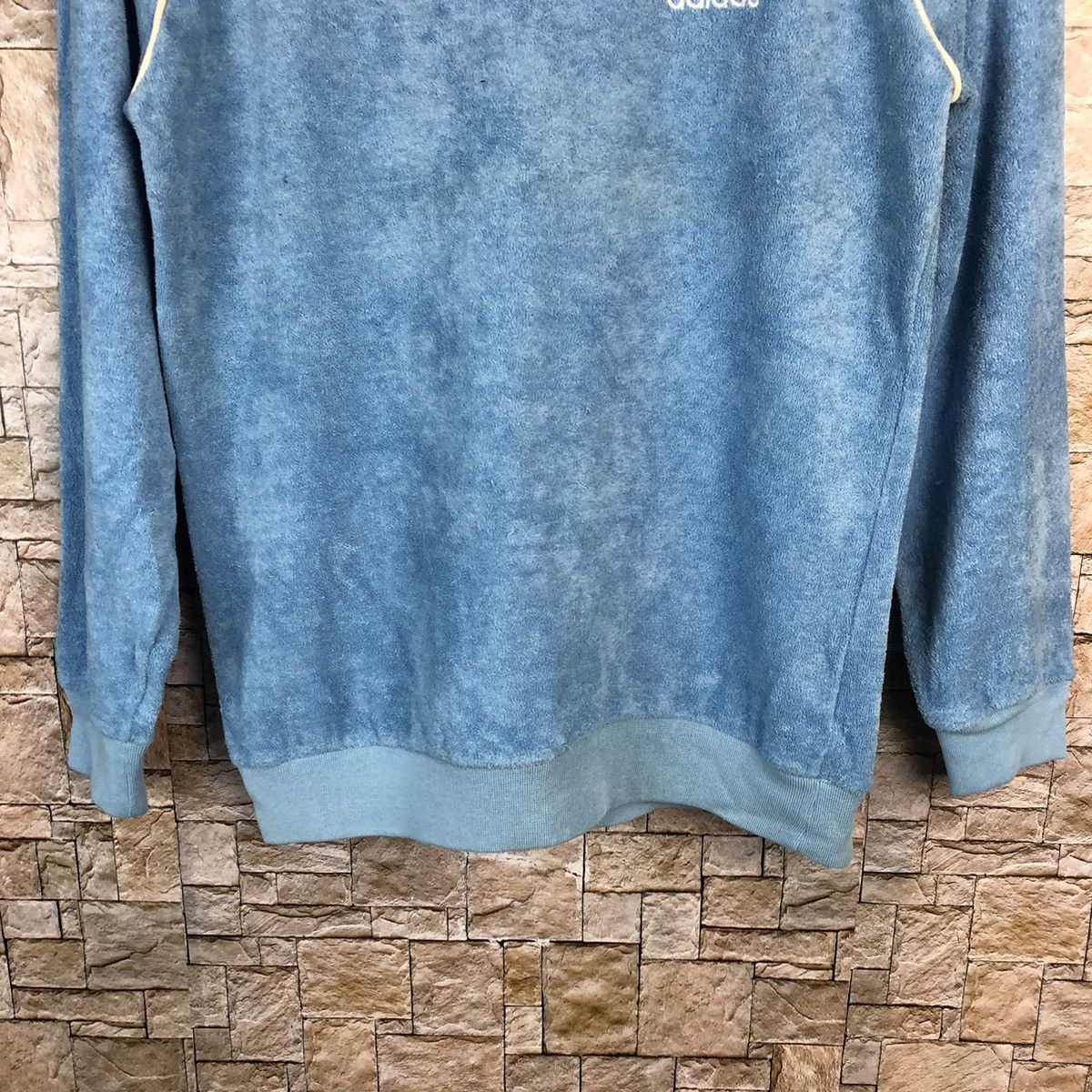 Adidas Adidas X Decente japan vintage Blue Sweatshirt #A506 Size US S / EU 44-46 / 1 - 6 Thumbnail